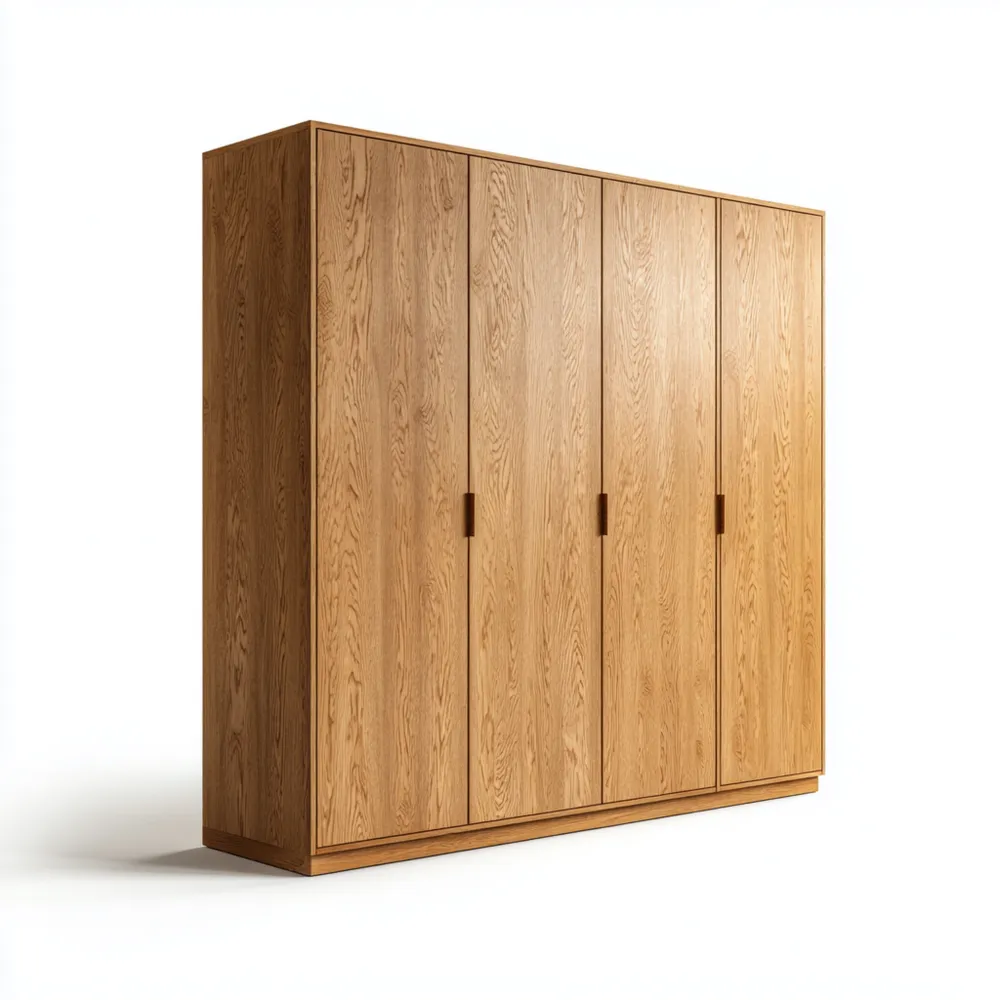 Armario de Madera Roble 200x60x220 cm - Diseño Contemporáneo