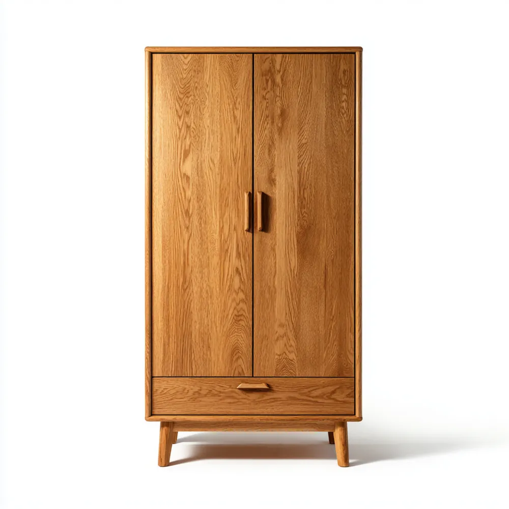 Armario de Madera Roble 80x40x180 cm - Diseño Clásico