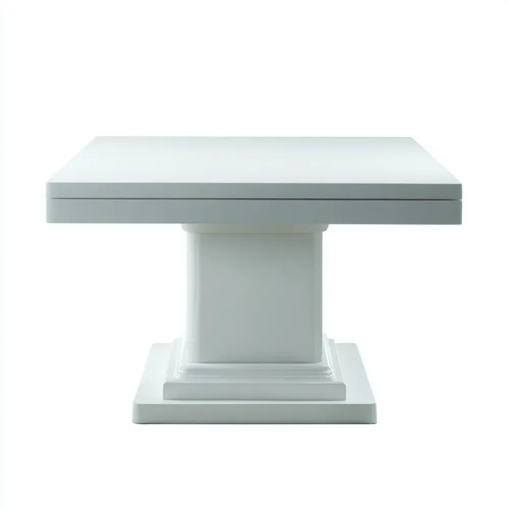Mesa de comedor de madera 120x75x75 cm - Blanco