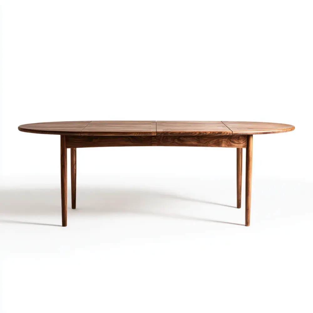 Mesa extensible de comedor de Madera 200x100x75 cm - Marrón