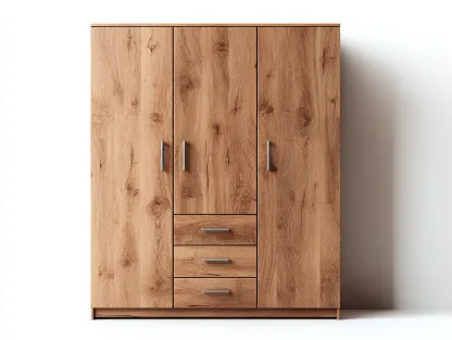 Armarios madera 120x50x180 cm marrón almacenamiento dormitorio - diseño moderno-Homiupshop