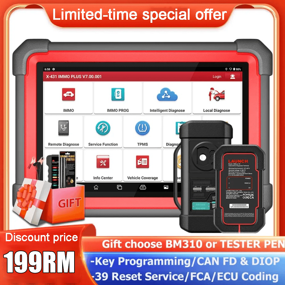 Auto OBD-skanner LAUNCH X431 IMMO PLUS