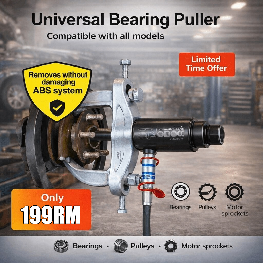 01-00030 18-ton hydraulic cylinder, hydraulic wheel bearing removal tool for incorrect brake pads