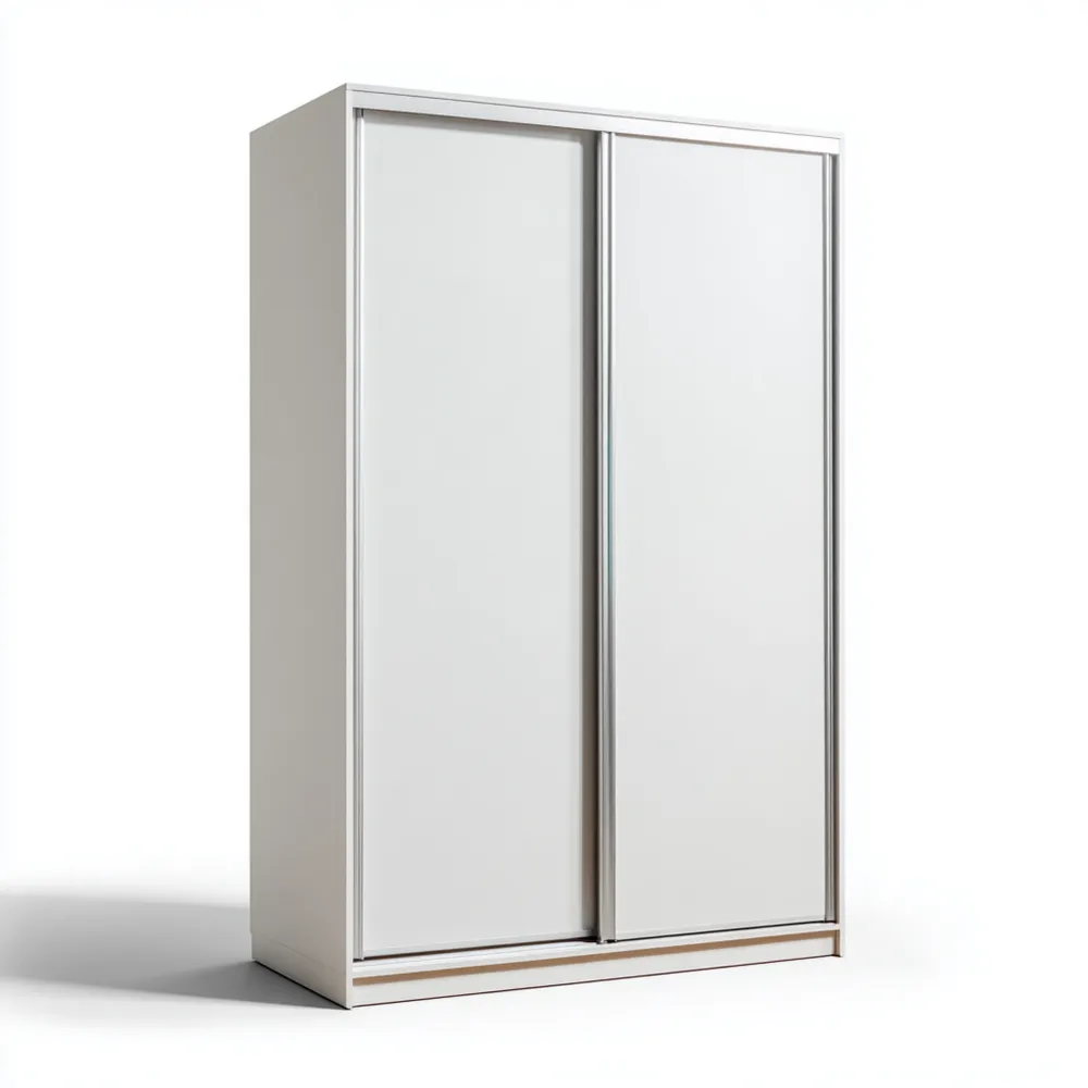 Armario de Puertas Correderas 180x60x200 cm – Blanco – Diseño Moderno