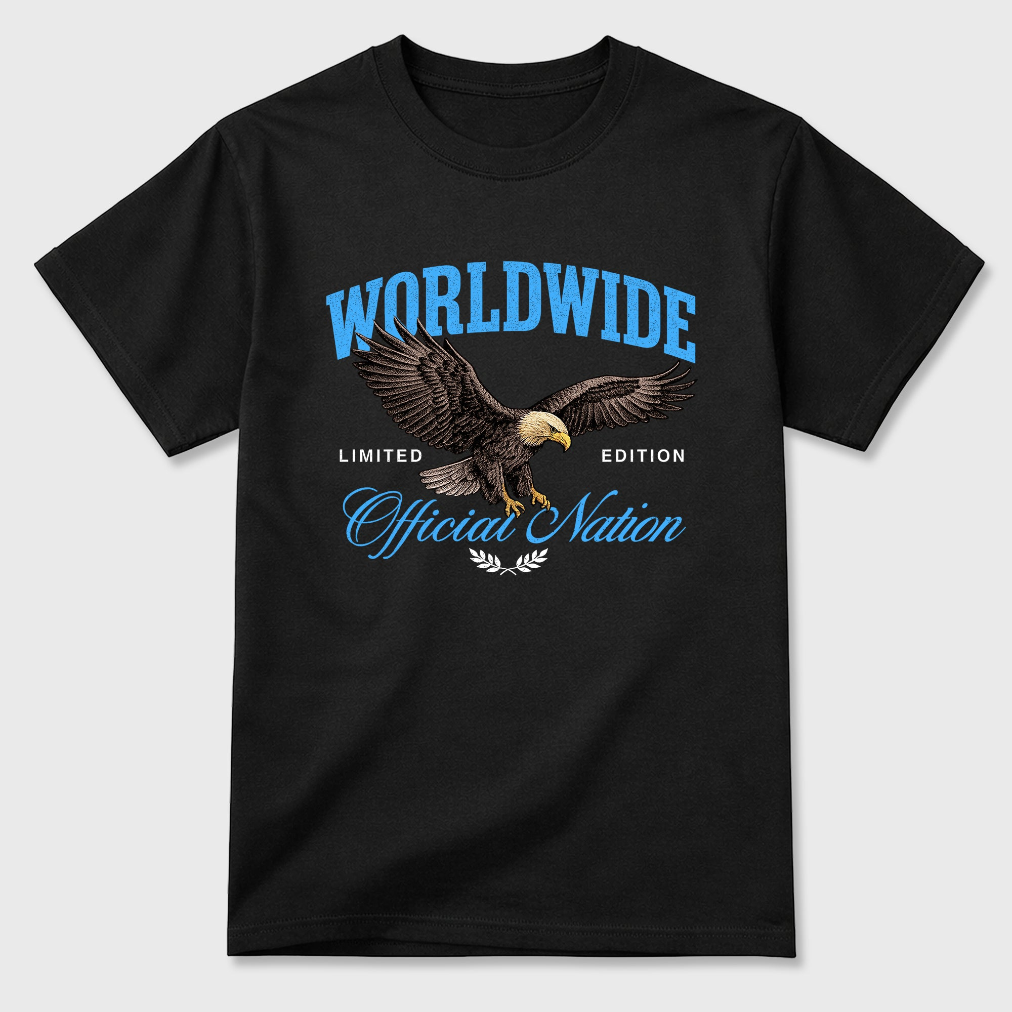 Worldwide Official Nation Sneaker Tees - Air Jordan 14 University Blue