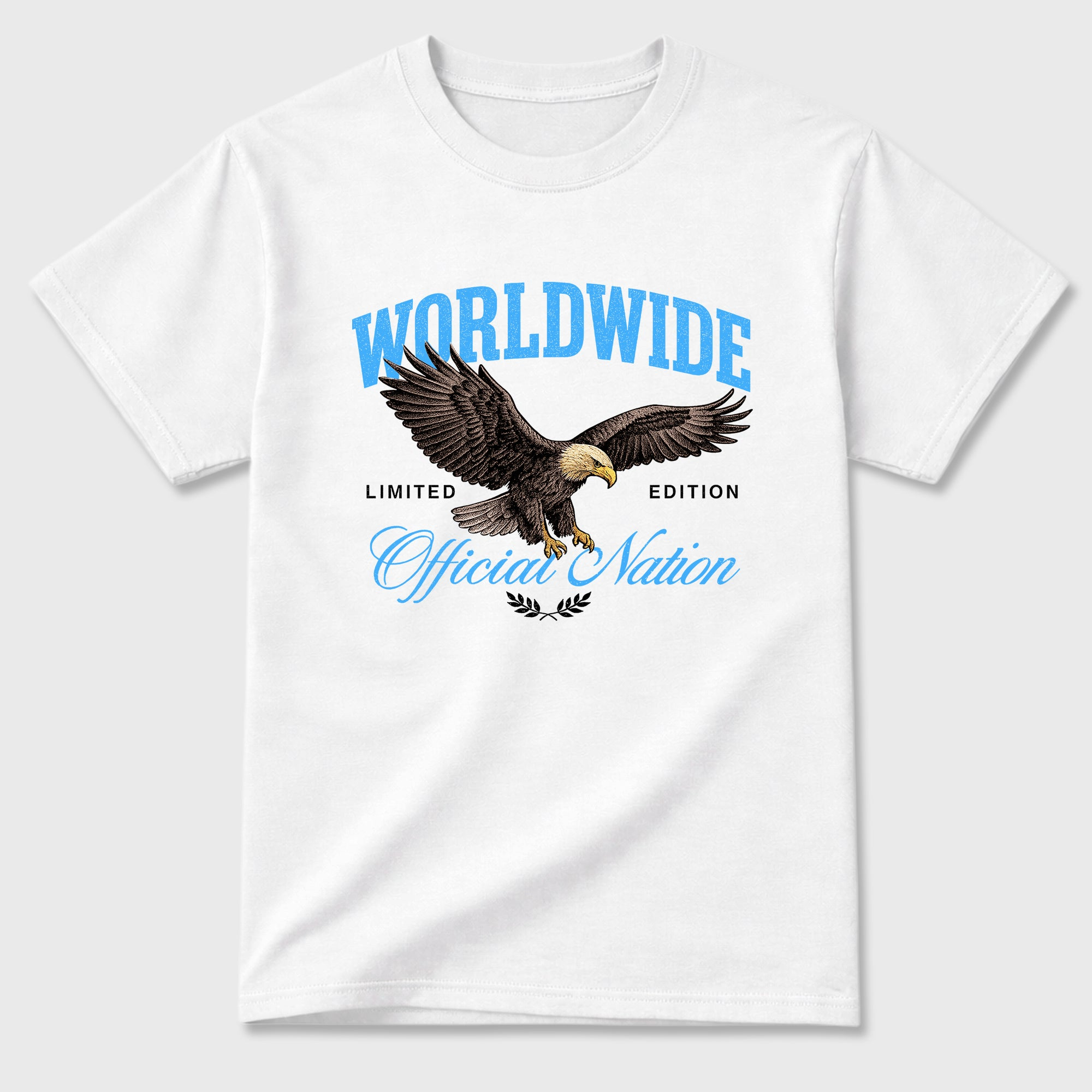 Worldwide Official Nation Sneaker Tees - Air Jordan 14 University Blue