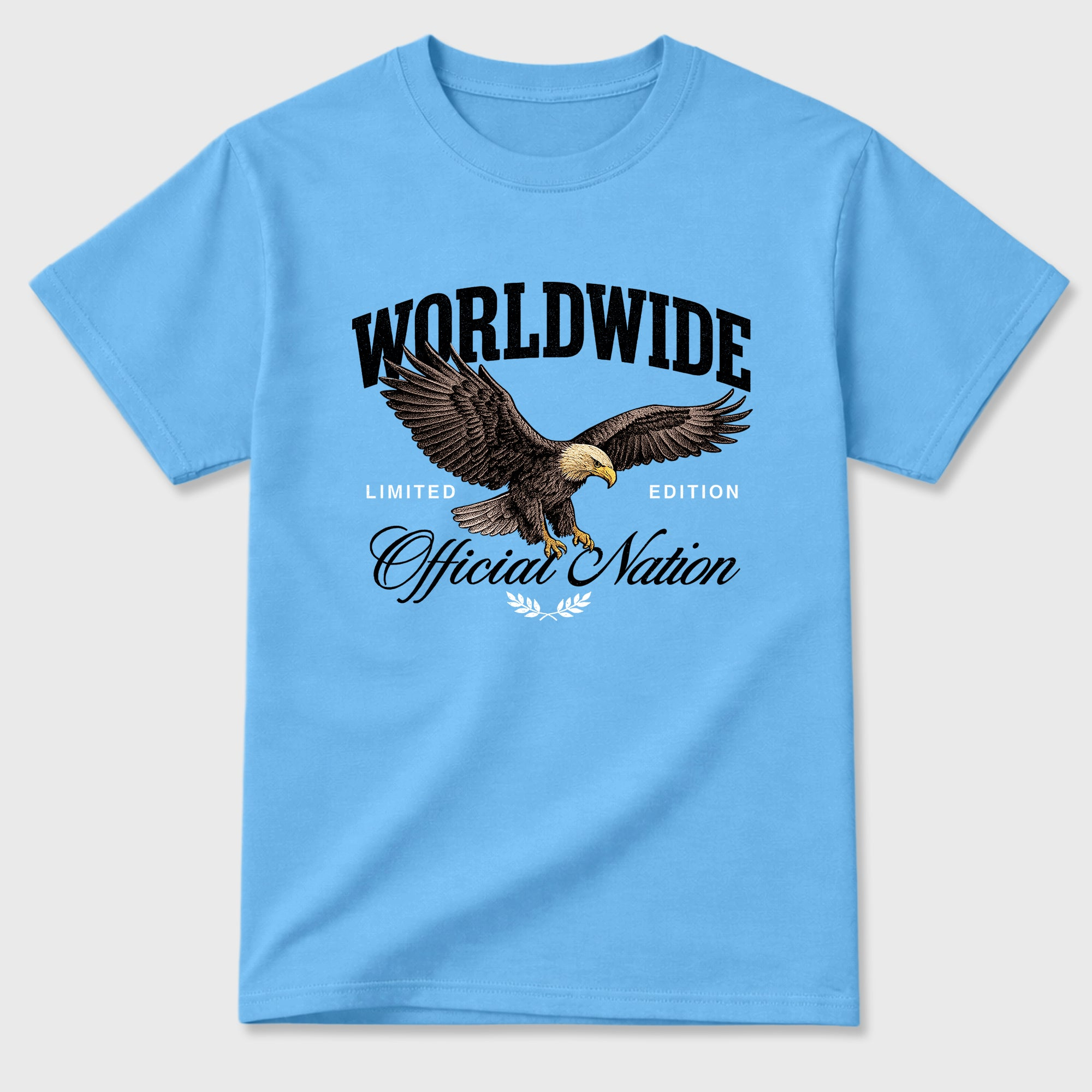 Worldwide Official Nation Sneaker Tees - Air Jordan 14 University Blue