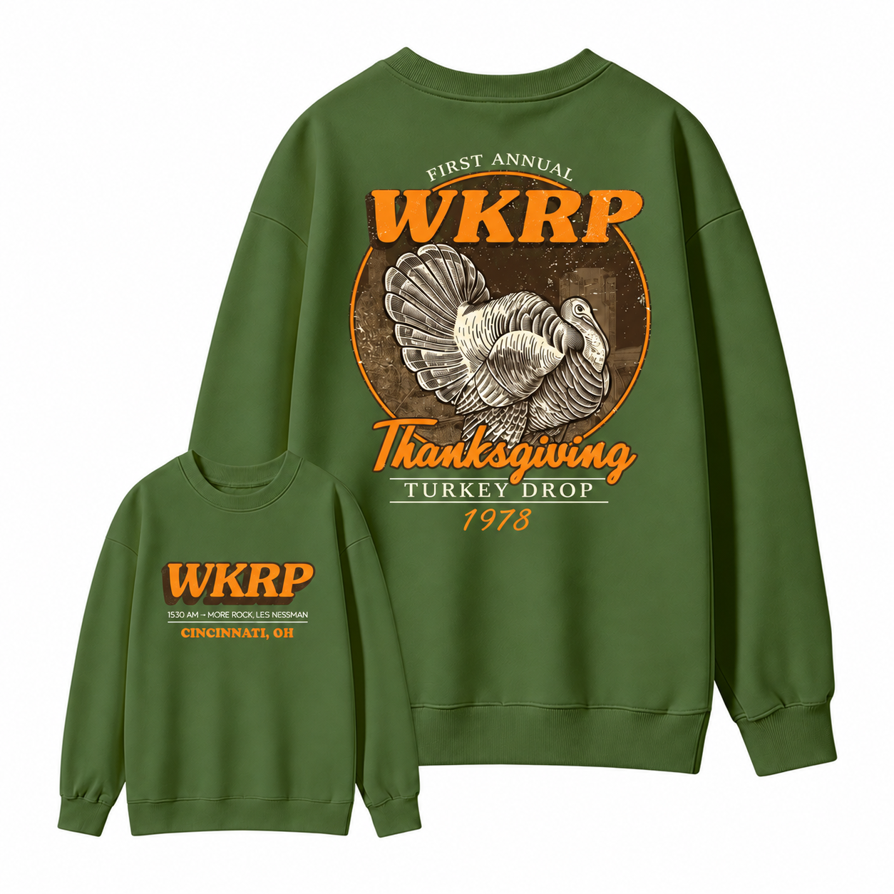 First Annual Turkey Drop Two Sides T-shirt, Thanksgiving Vintage Tee, Graphic Streetwear Tee