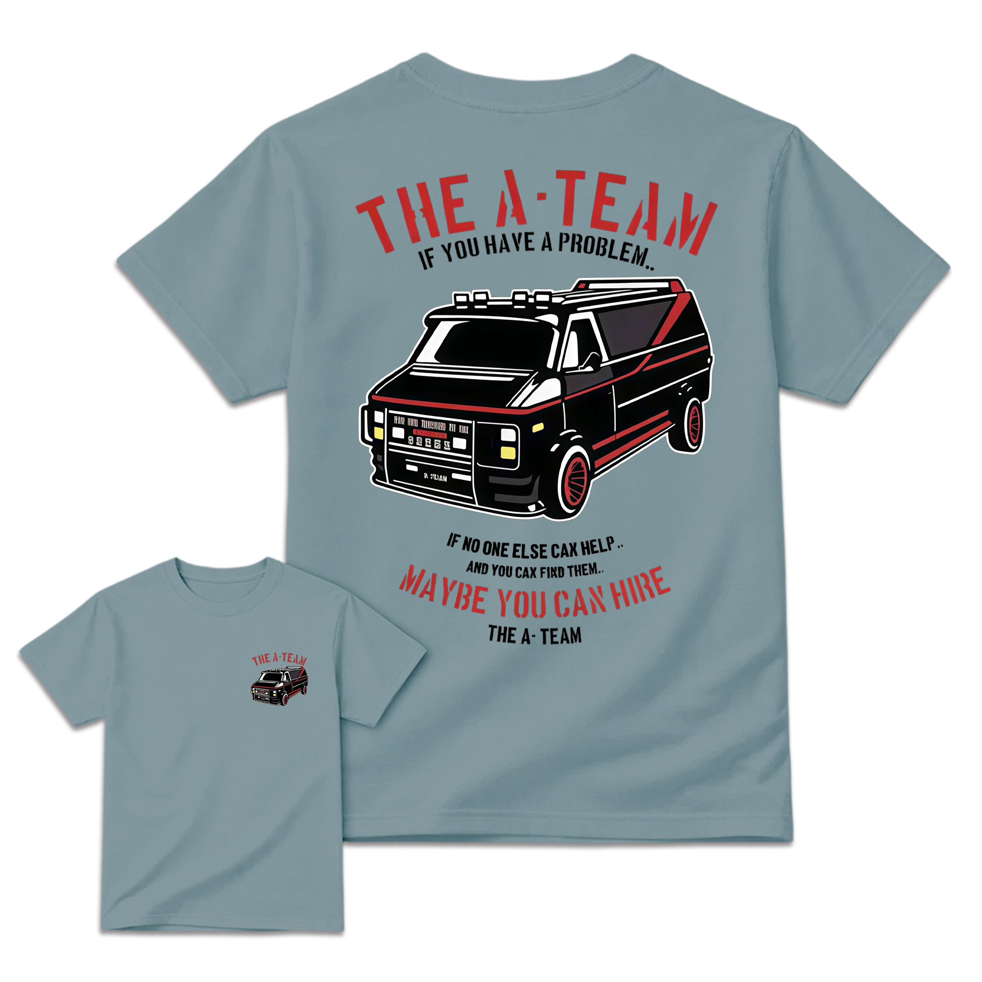 1983 Vintage TV TShirt, Retro GMC Van Graphic Tee, Classic Action Series Shirt