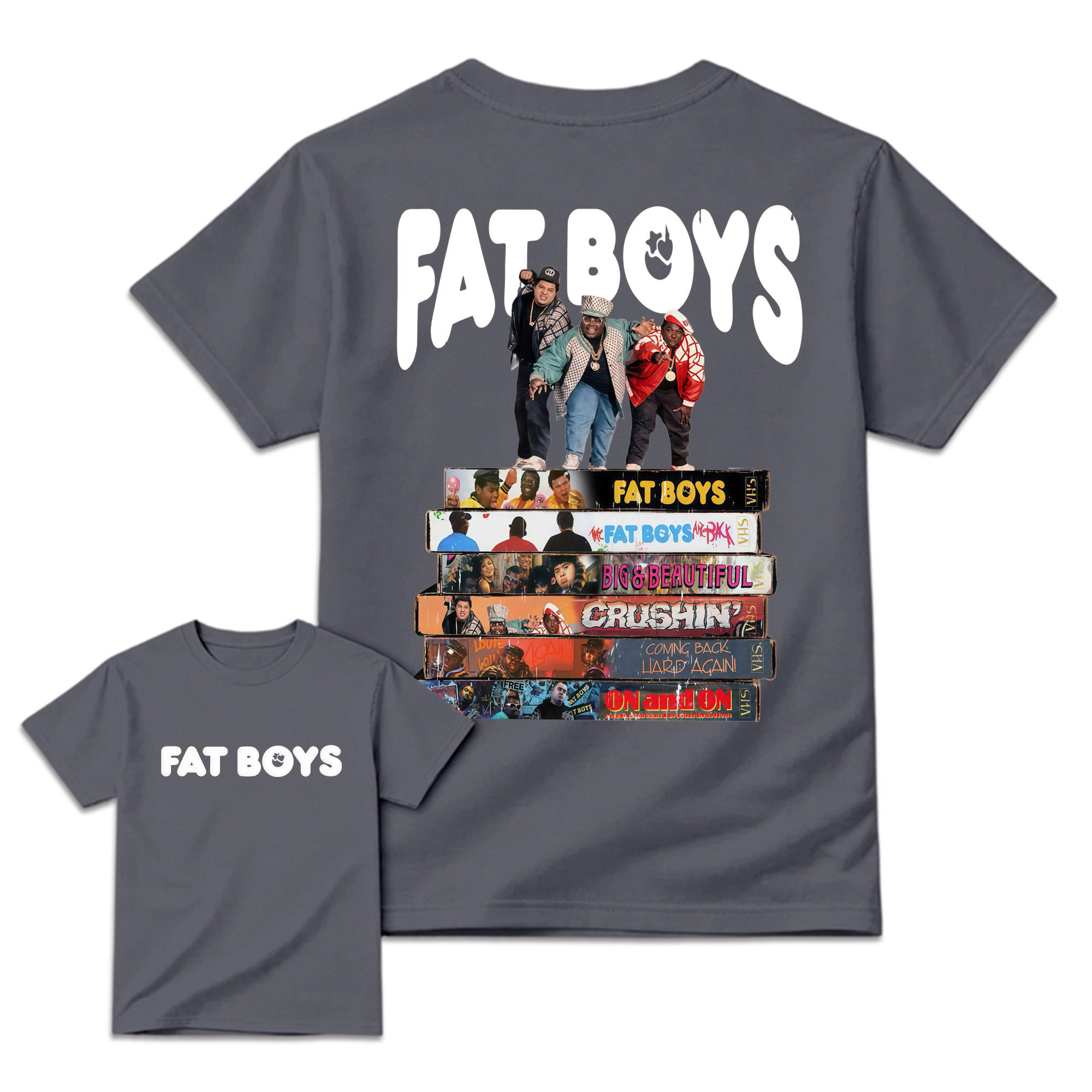 Vintage FAT B0YS Album T-Shirt, Graphic Hip Hop Music Band Shirt