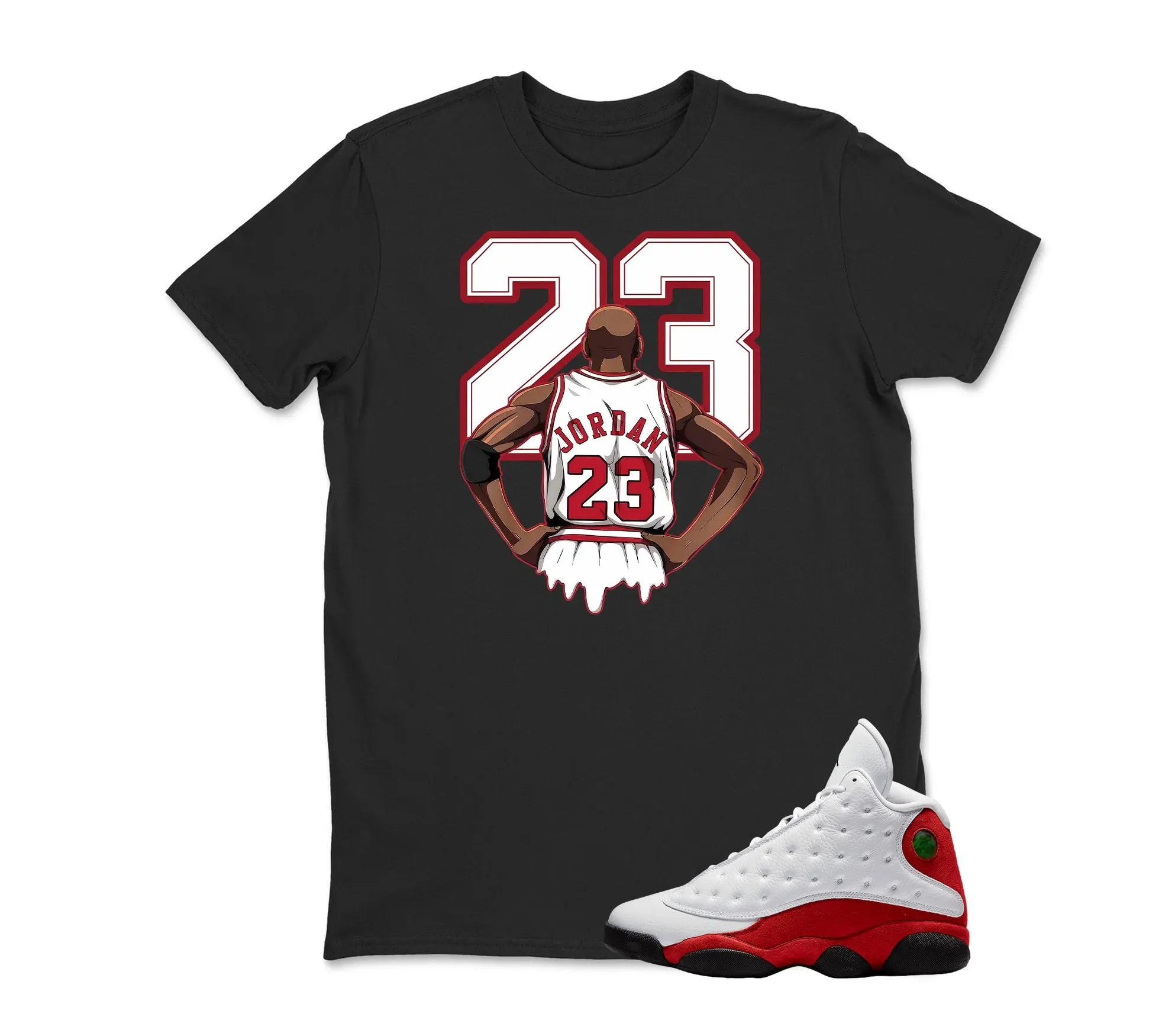 MJ 23 Sneaker Shirt To Match AJ 13 Chicago