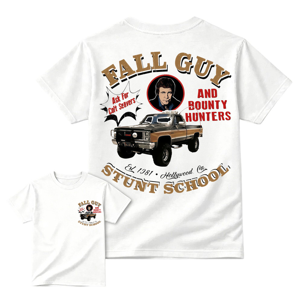 Classic Stuntman Film Graphic Tee, Retro 80s Action Movie T-Shirt