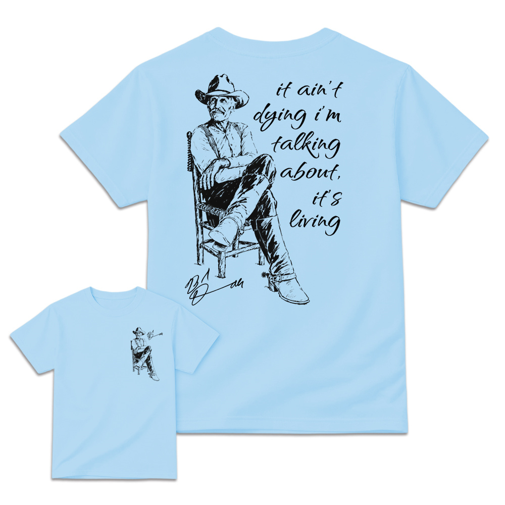 Vintage Western Movie Shirt, Front Back Print Sand Unisex Top