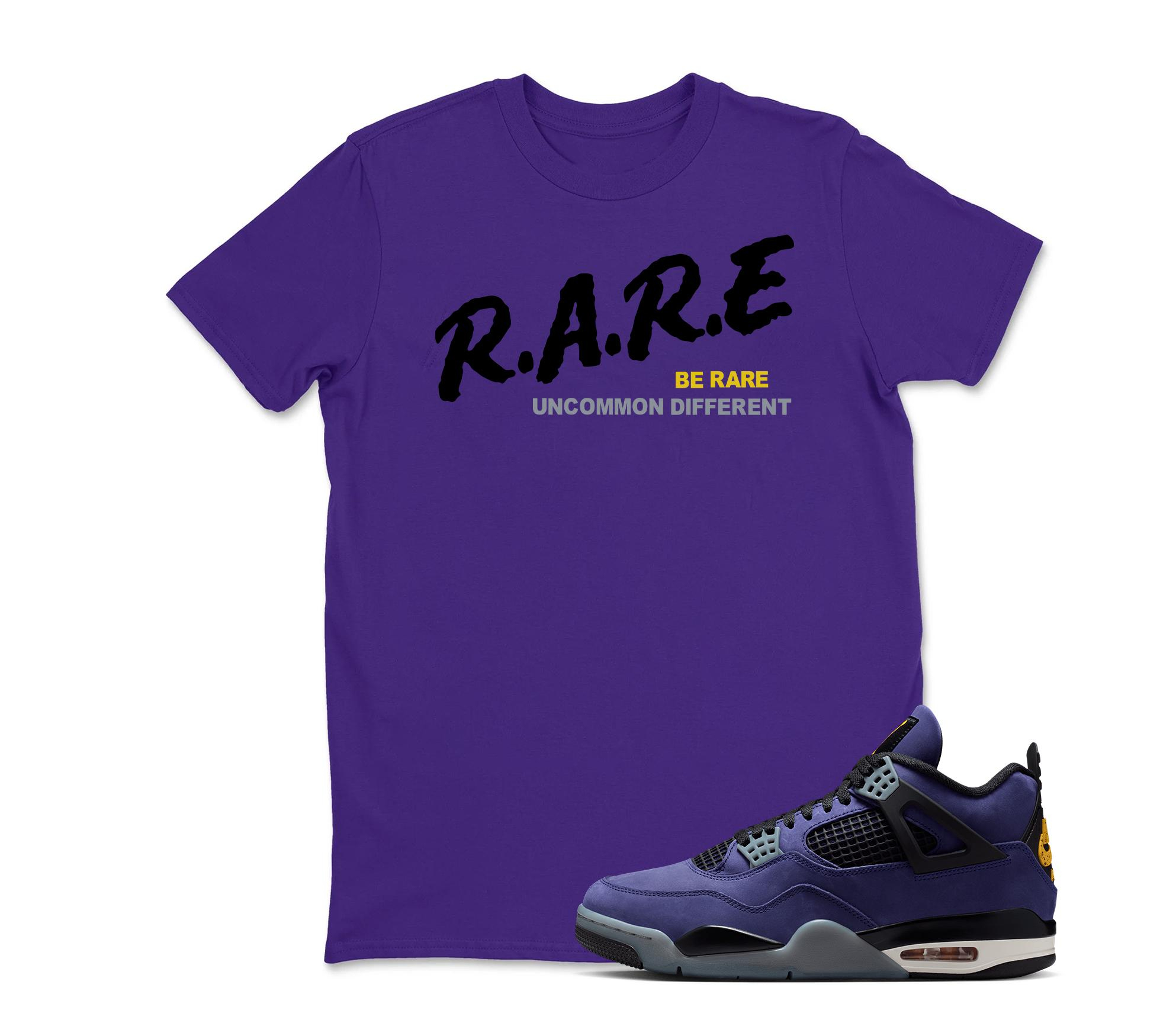 R.A.R.E. Shirt To Match Jordan 4 Lakeshow