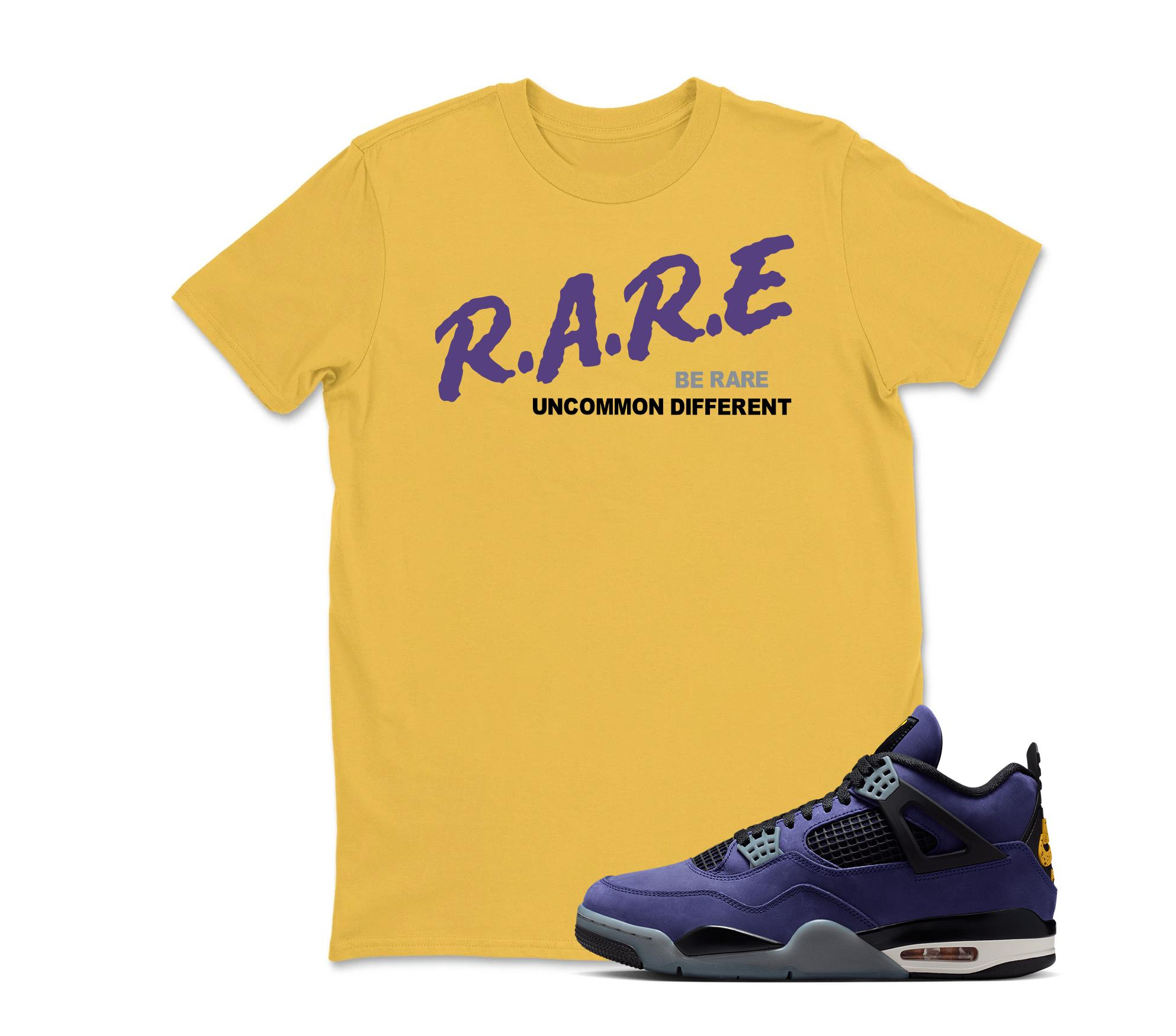 R.A.R.E. Shirt To Match Jordan 4 Lakeshow