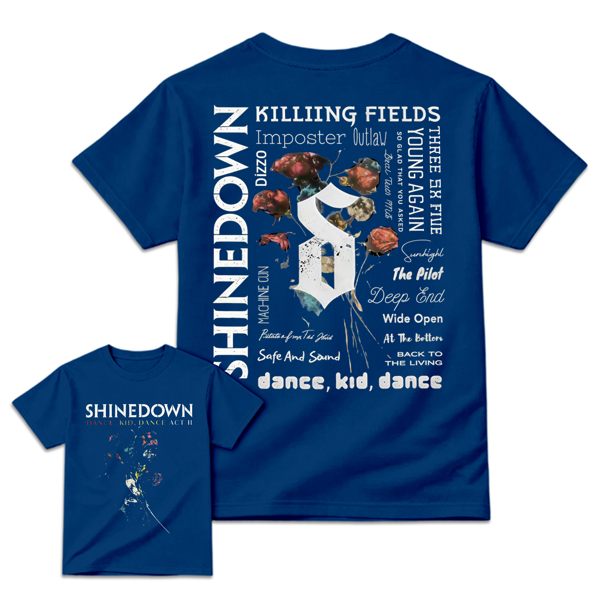 Shined0wn Dance Kid Dance Act II Rock Concert T-Shirt