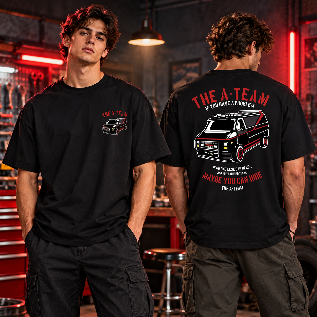 1983 Vintage TV TShirt, Retro GMC Van Graphic Tee, Classic Action Series Shirt