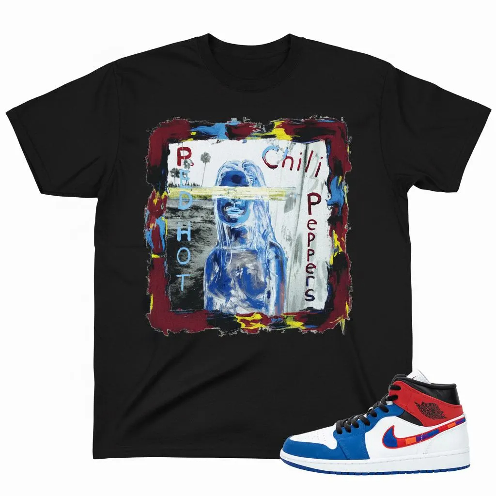 AJ 1 Chicago Sneaker Match T-Shirt – Chili Peppers Graphic Tee