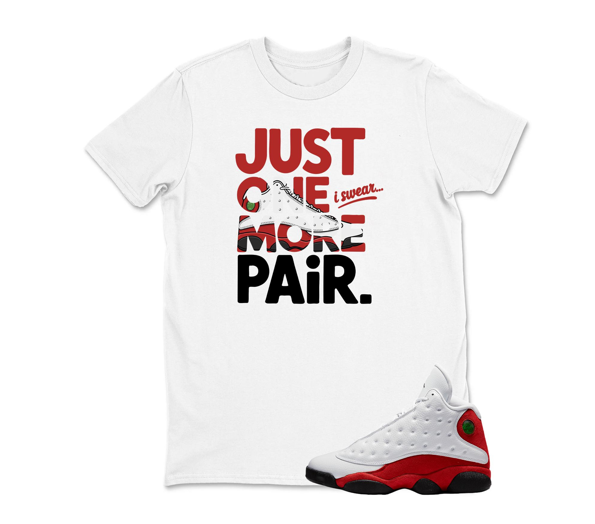Air Jordan 13 Chicago True Red White Black 2026 OG T Shirt Sneaker Match Shirt