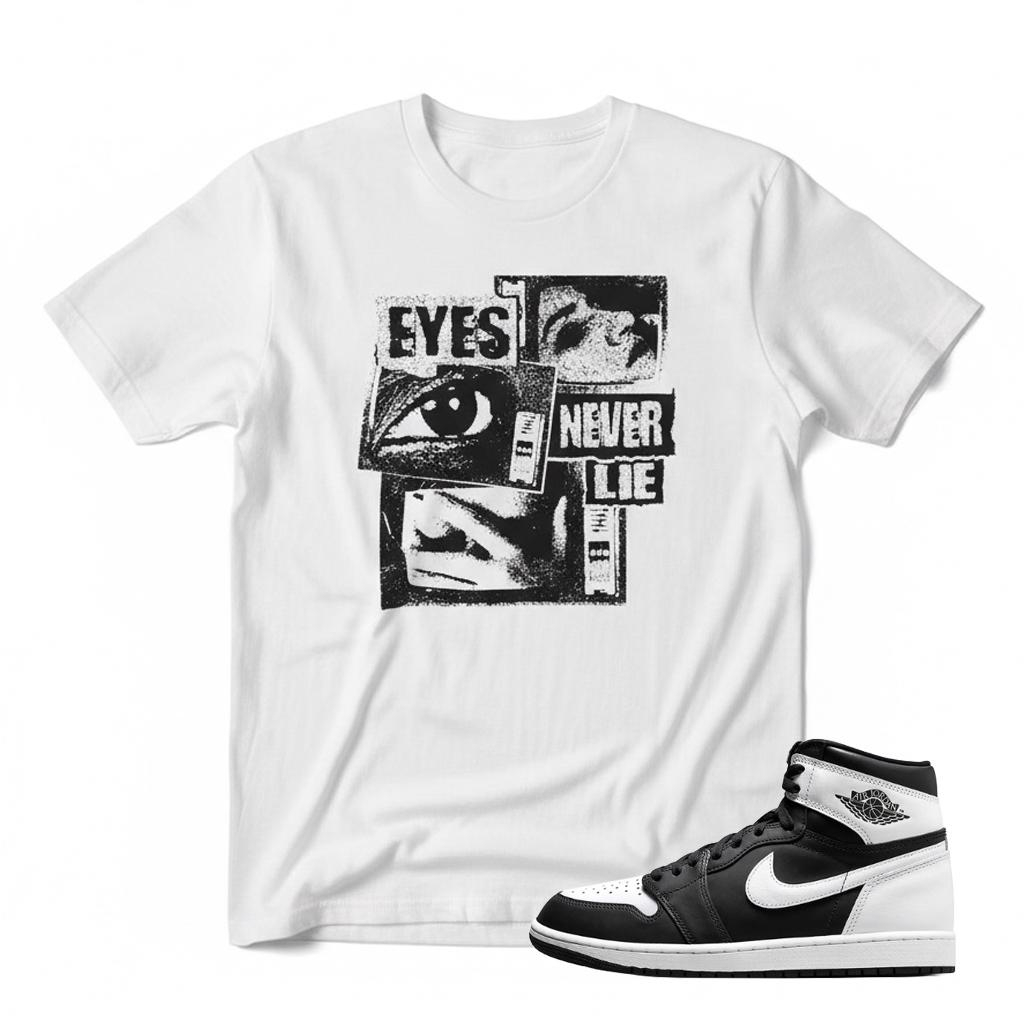 Eyes Never Lie Sneaker Match Tee – Vintage Streetwear T-Shirt