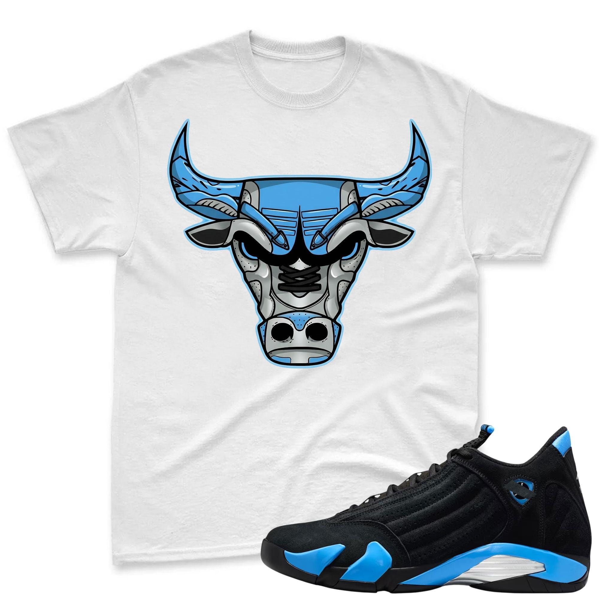 BULL! Sneaker Tees - Air Jordan 14 University Blue