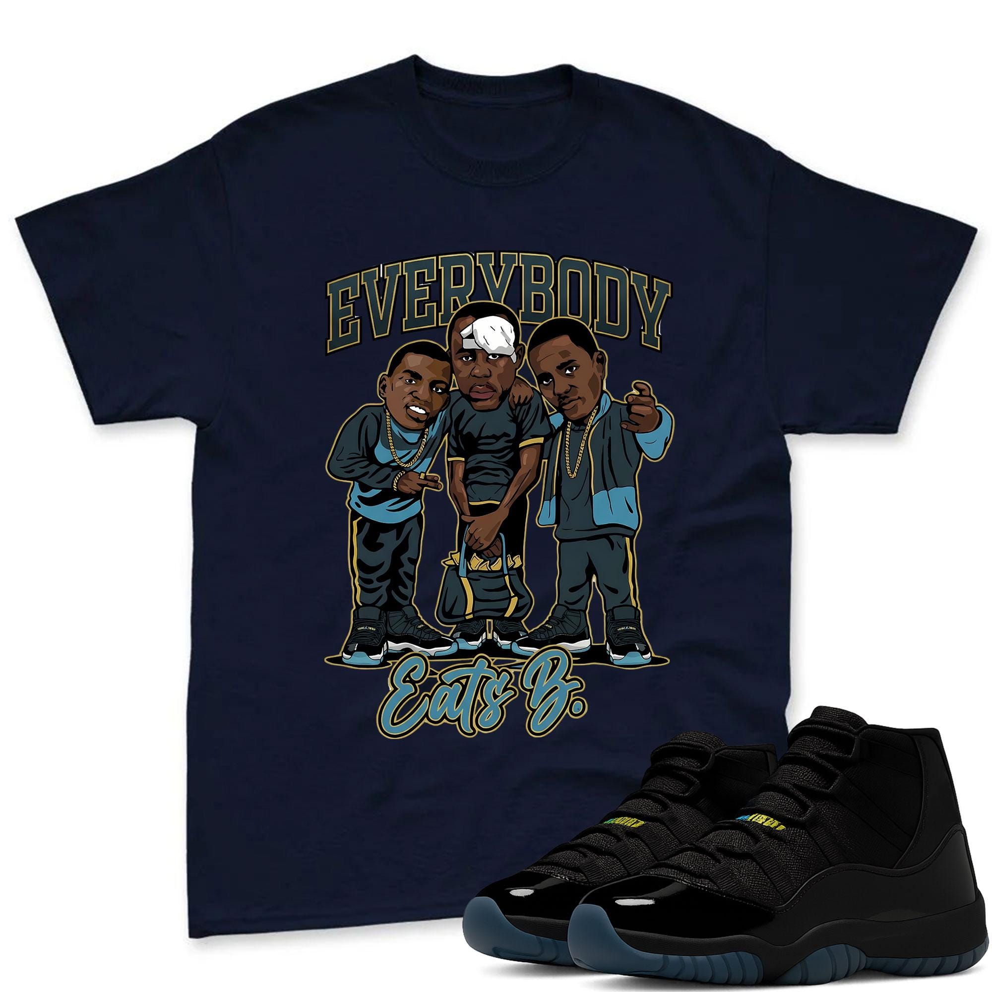 EVERYBODY Sneaker Tees To Match Jordan 11 Gamma