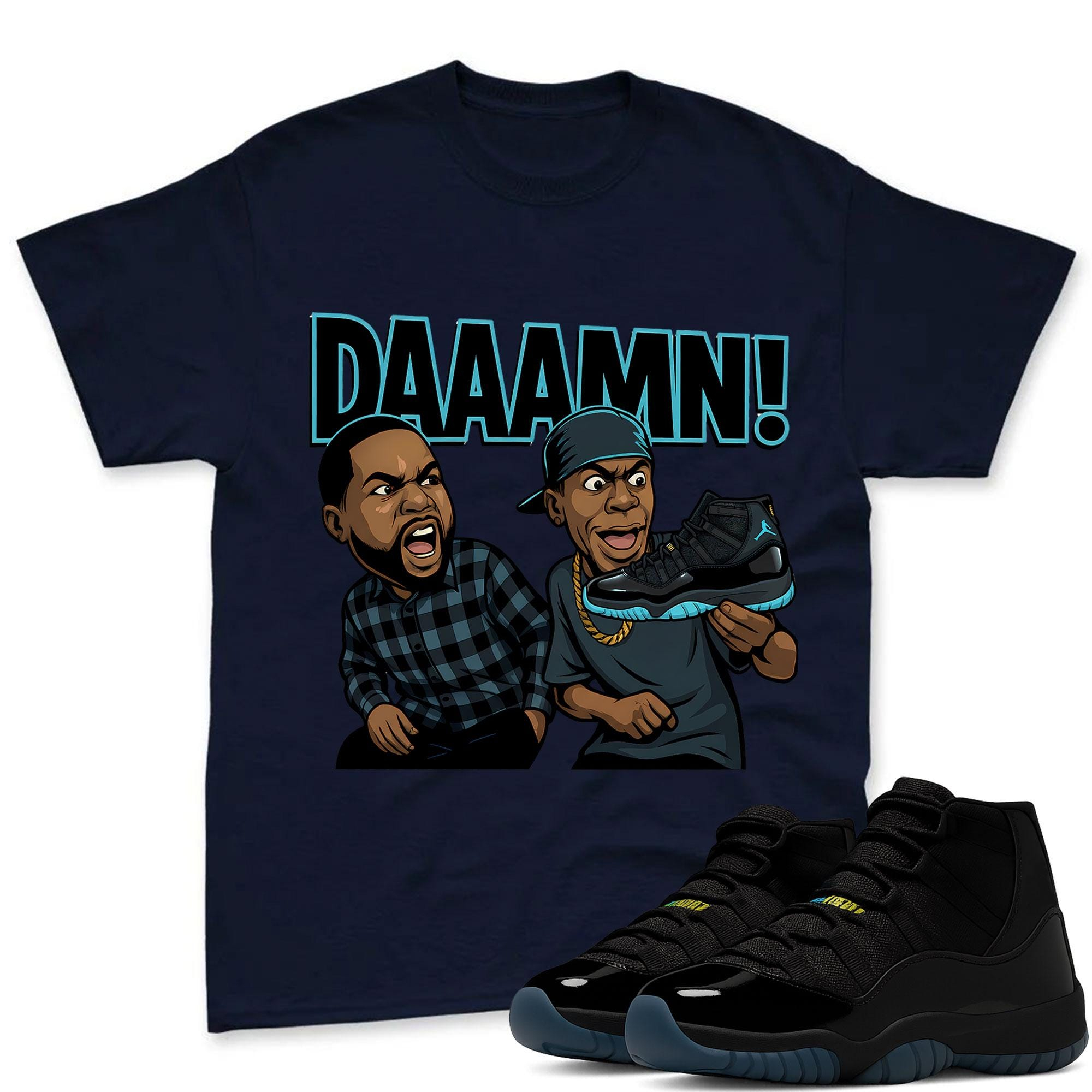 DAAAMN! Shirt To Match Jordan 11 Gamma