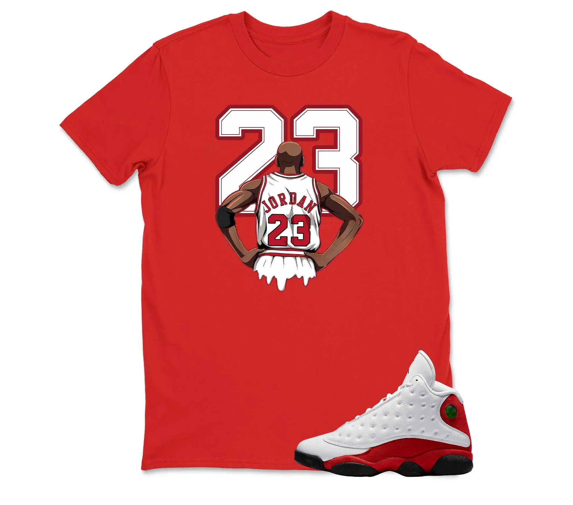 MJ 23 Sneaker Shirt To Match AJ 13 Chicago