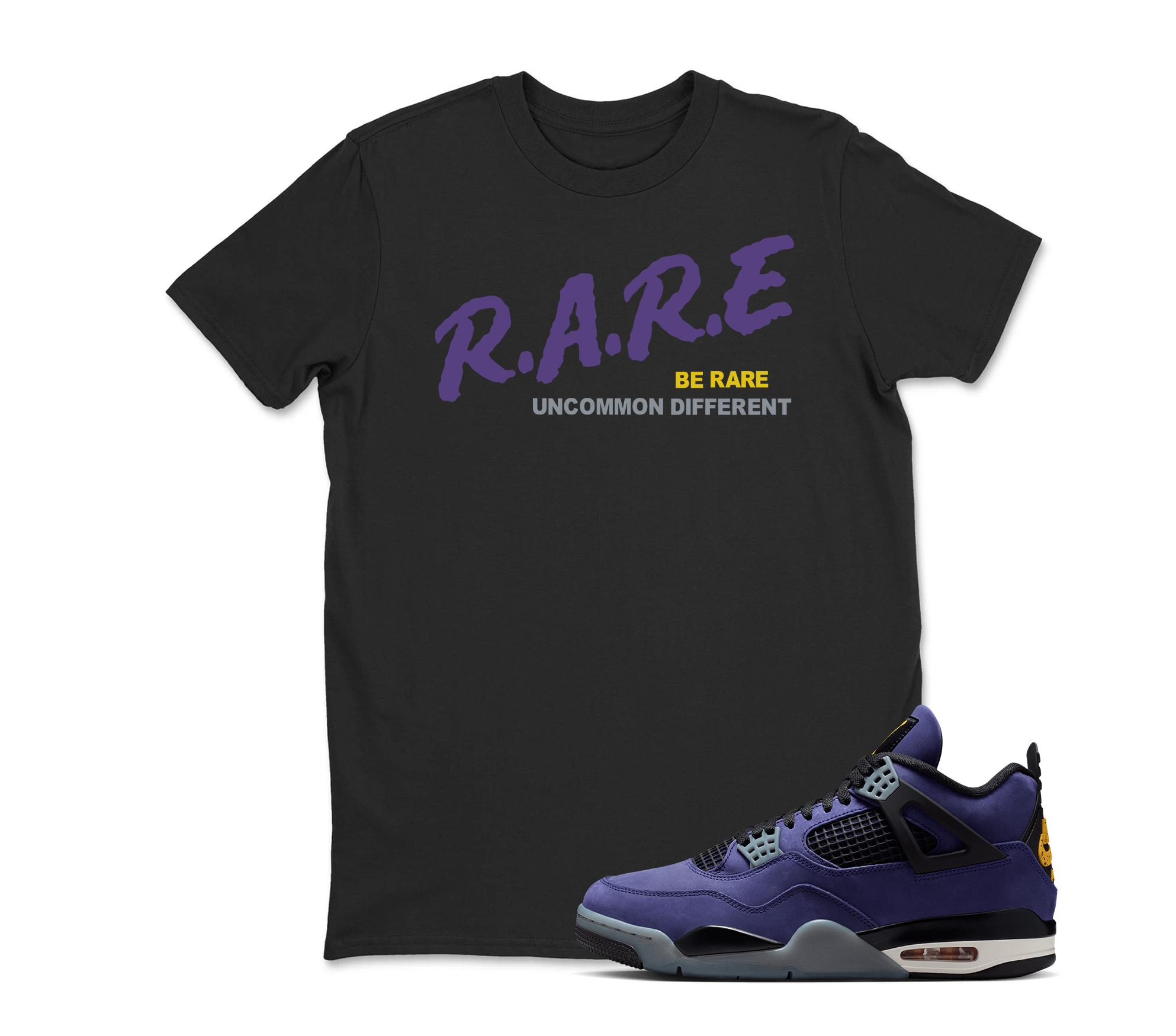 R.A.R.E. Shirt To Match Jordan 4 Lakeshow