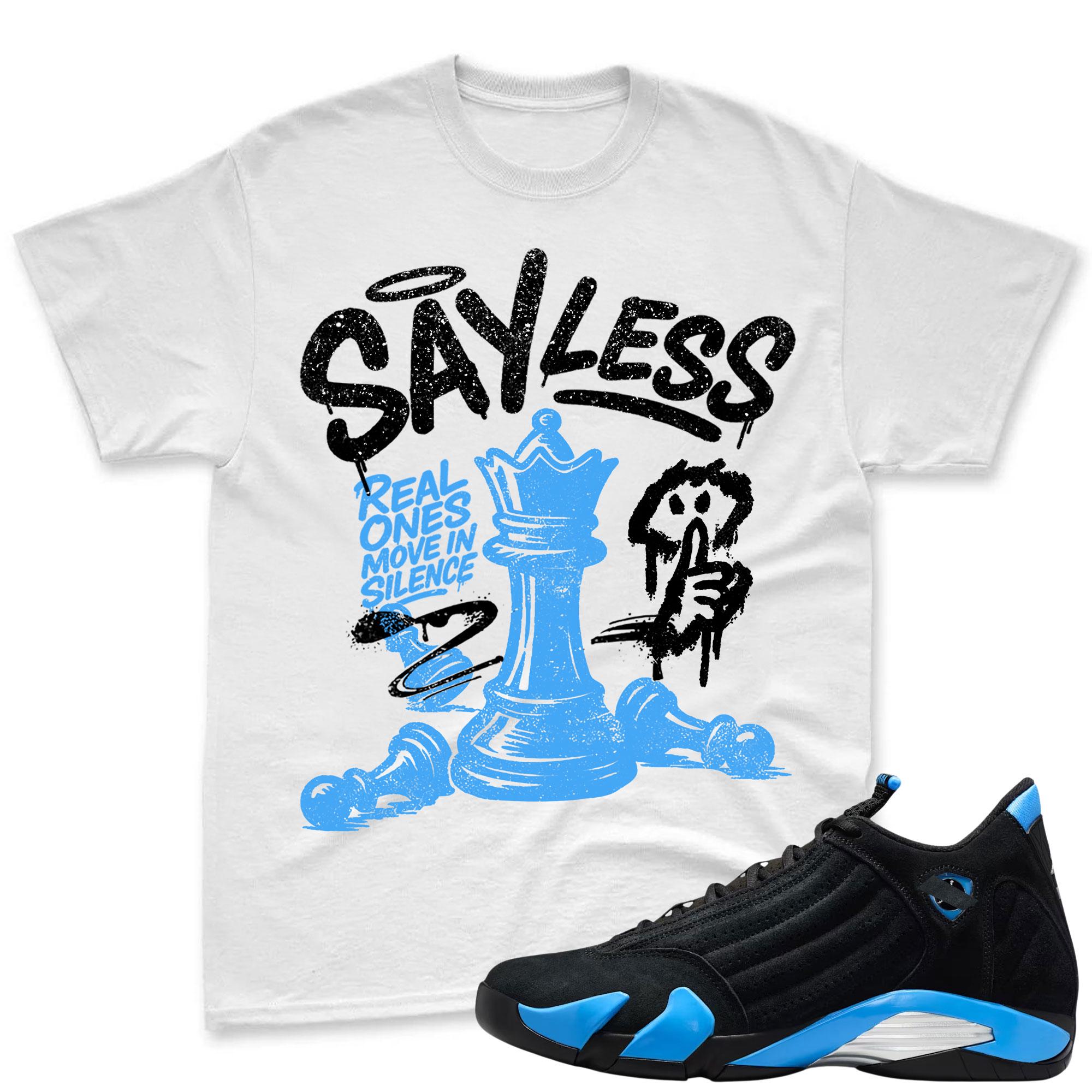 SAYLESS! Sneaker Tees - Air Jordan 14 University Blue