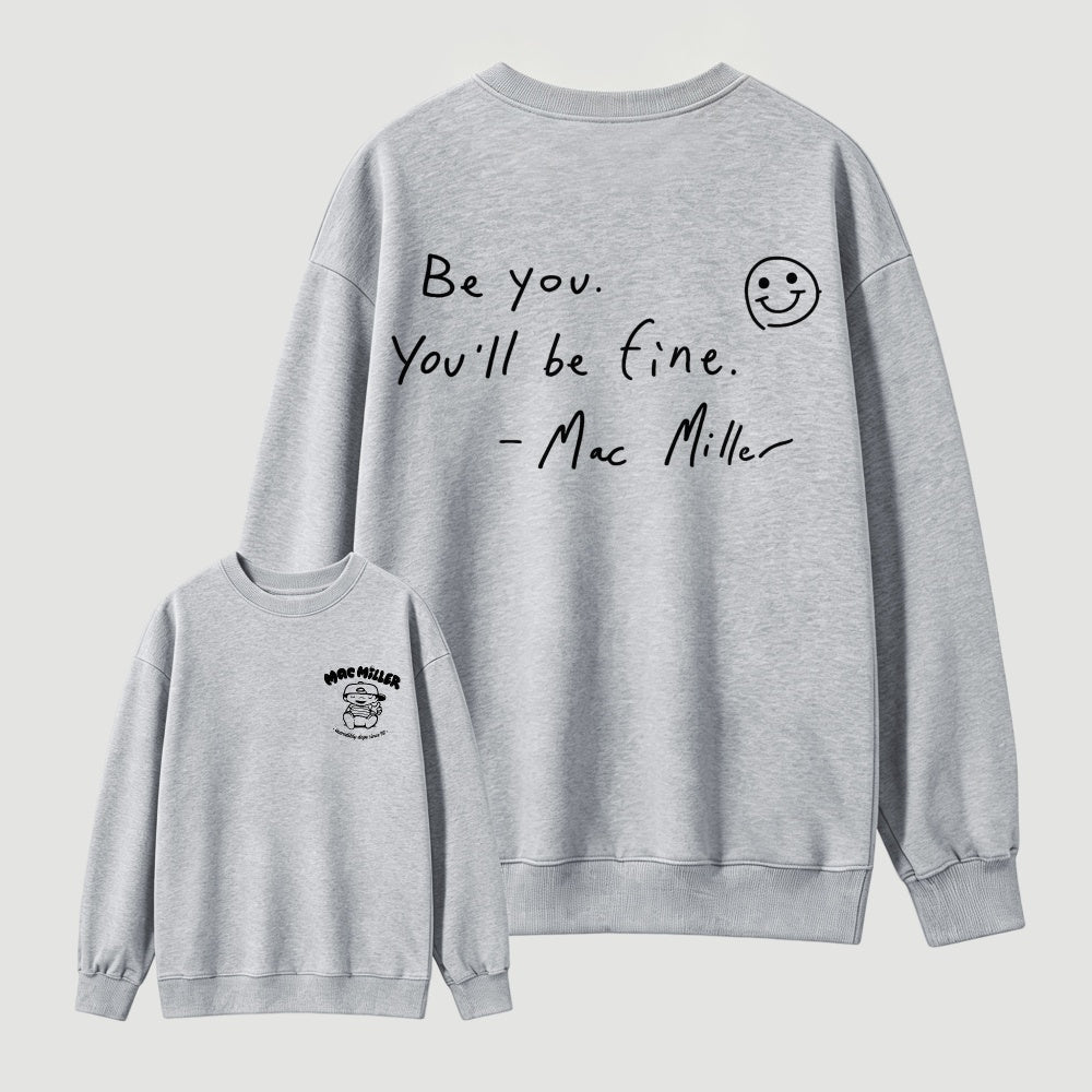 Mac Mi1ler Quote Vintage Hip Hop Rap Sweatshirt