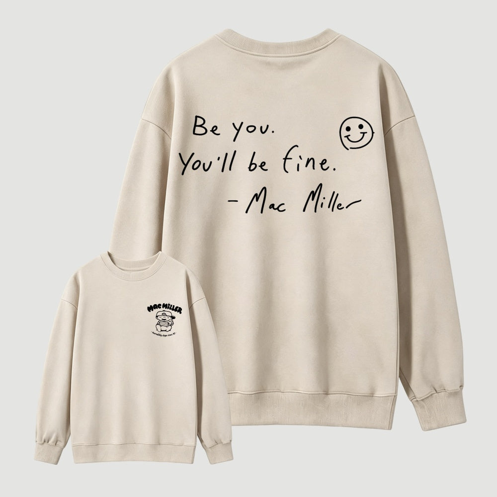 Mac Mi1ler Quote Vintage Hip Hop Rap Sweatshirt