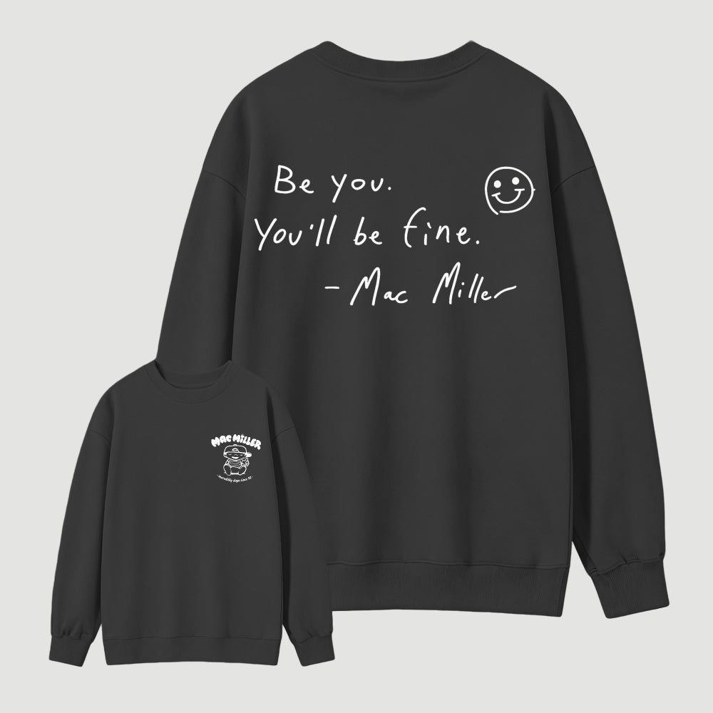 Mac Mi1ler Quote Vintage Hip Hop Rap Sweatshirt