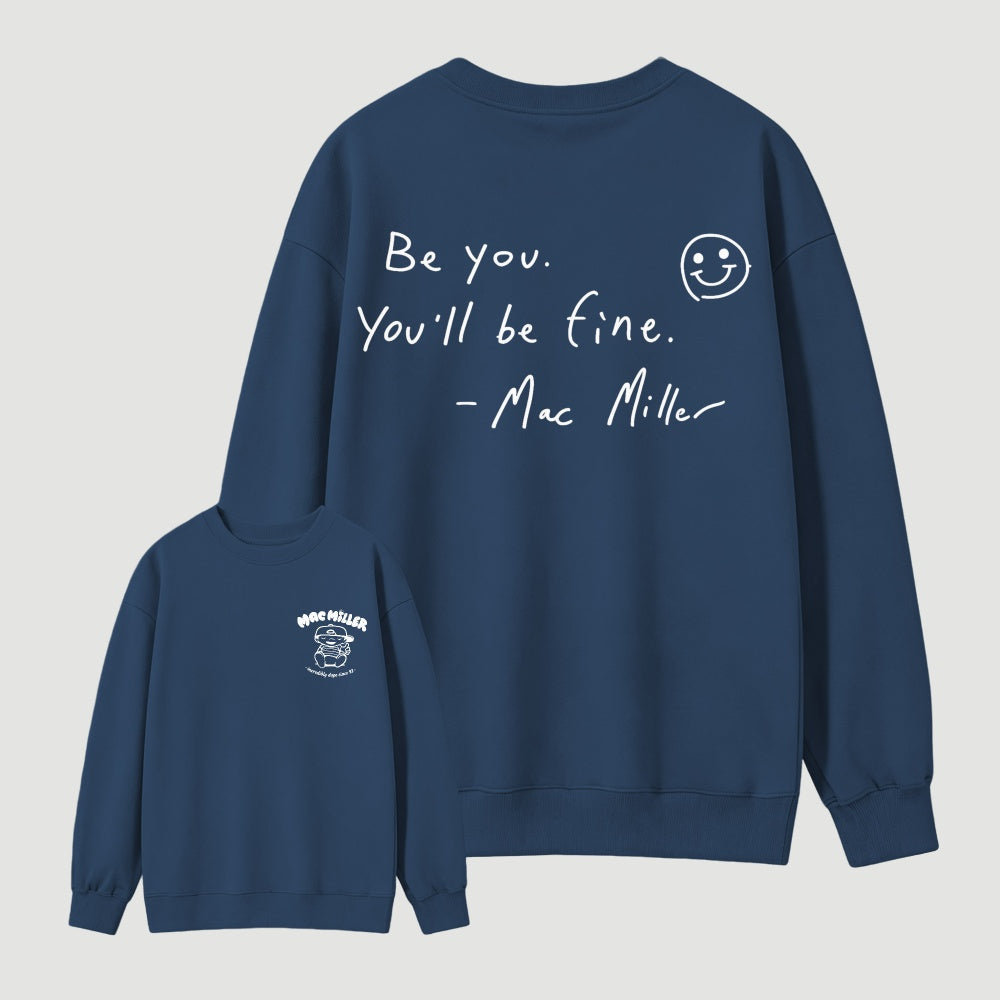 Mac Mi1ler Quote Vintage Hip Hop Rap Sweatshirt