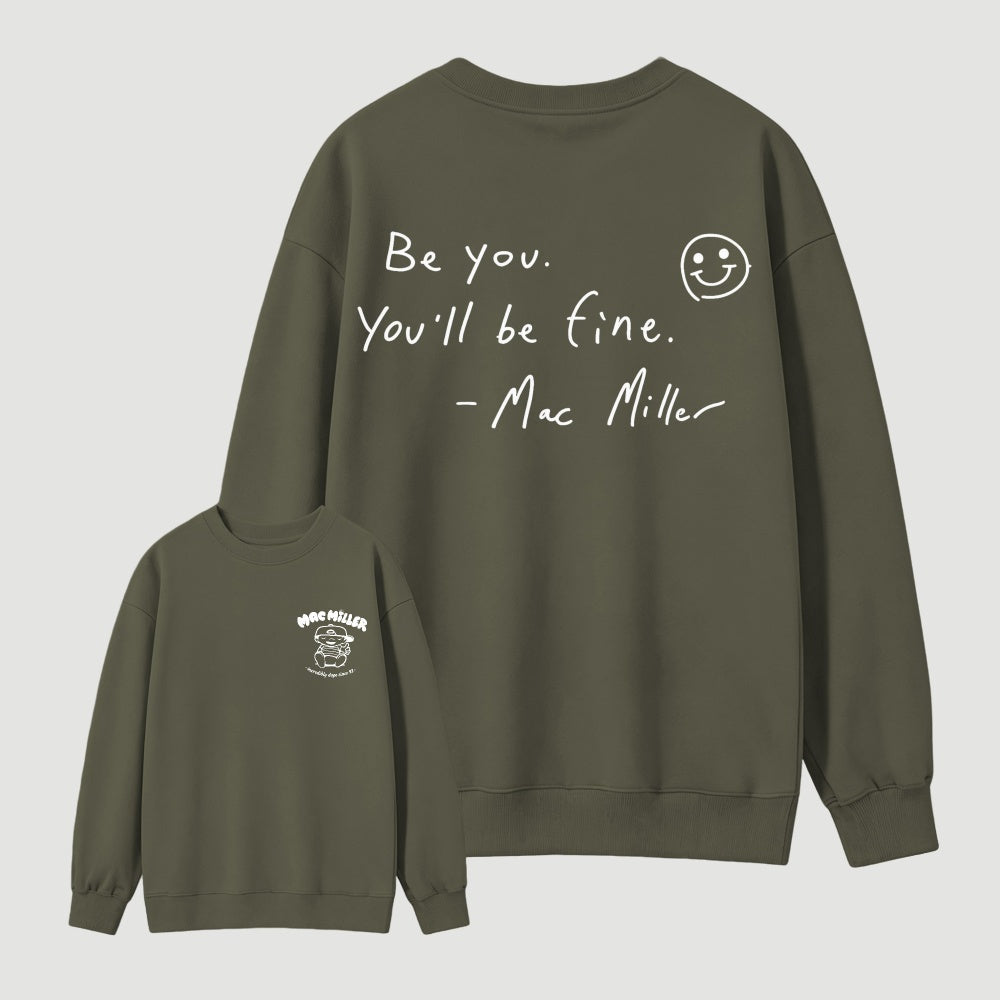 Mac Mi1ler Quote Vintage Hip Hop Rap Sweatshirt