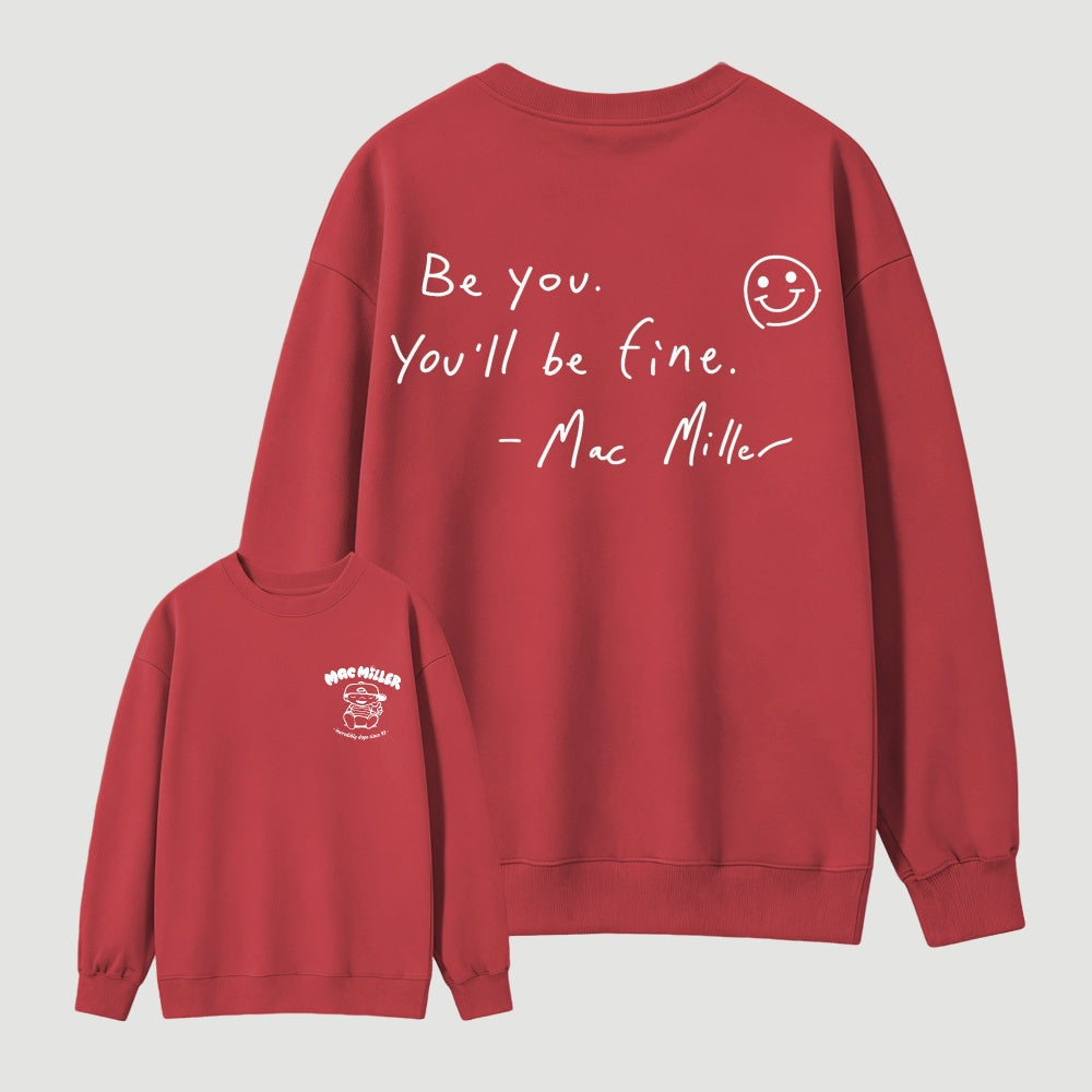 Mac Mi1ler Quote Vintage Hip Hop Rap Sweatshirt