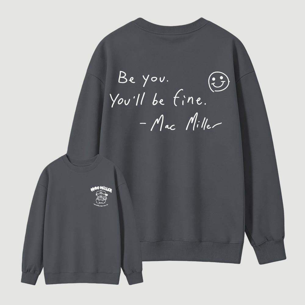 Mac Mi1ler Quote Vintage Hip Hop Rap Sweatshirt