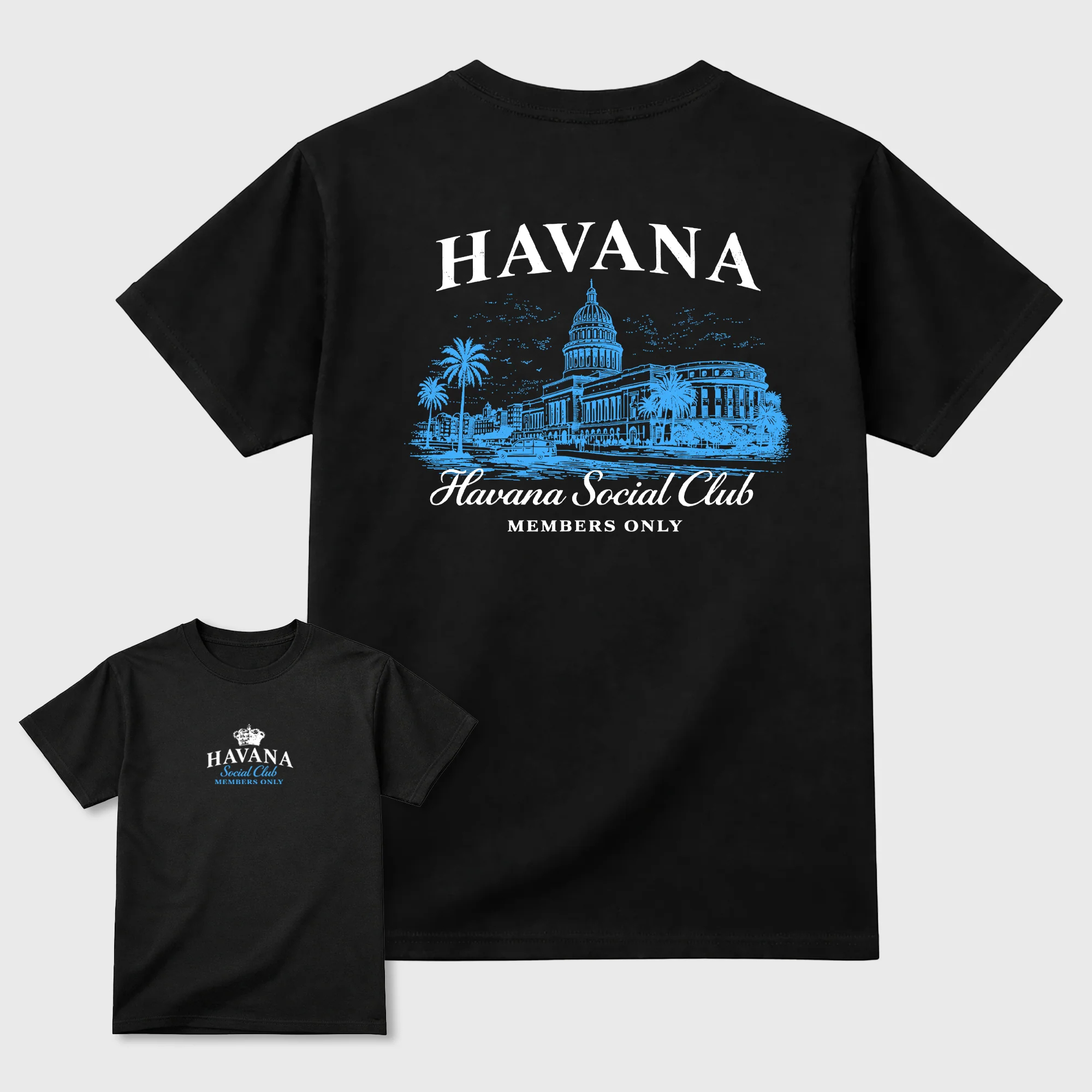 Havana Club Theme Sneaker Tees - Air Jordan 14 University Blue