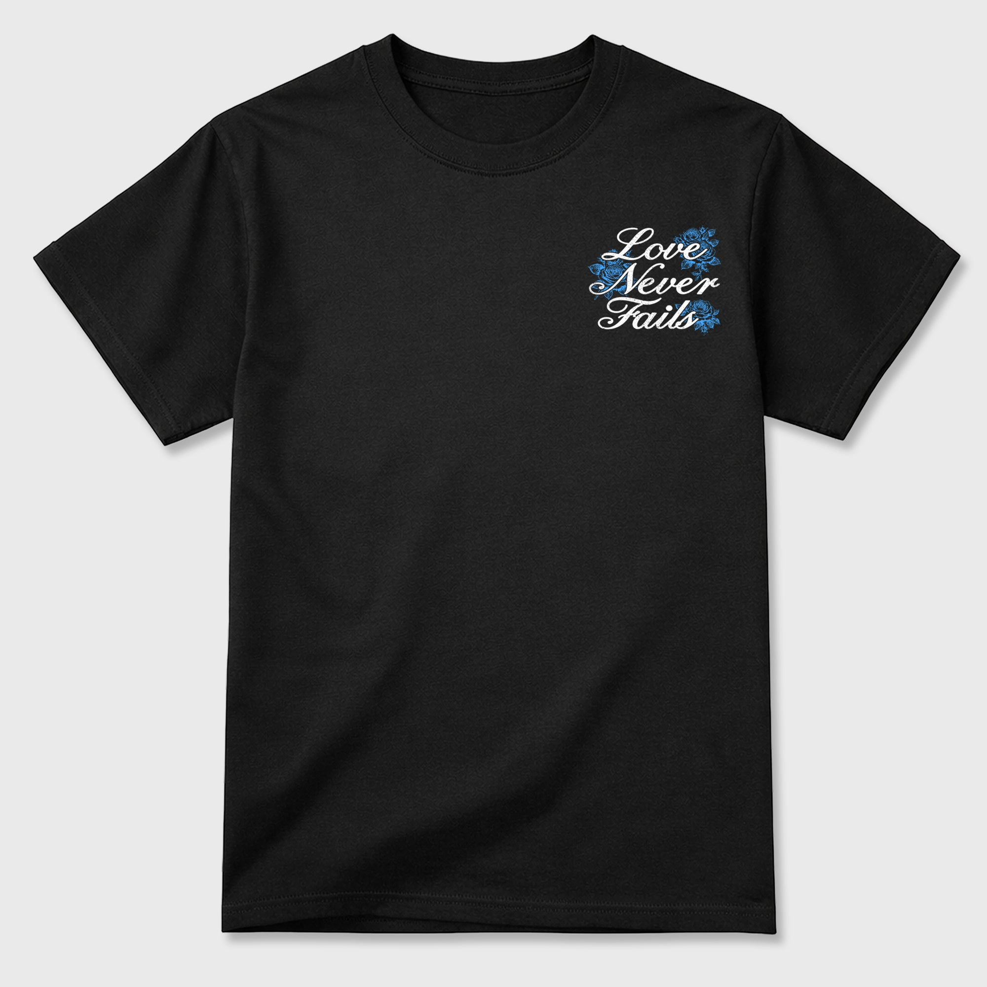 Love Never Fails Sneaker Tees - Air Jordan 11 University Blue