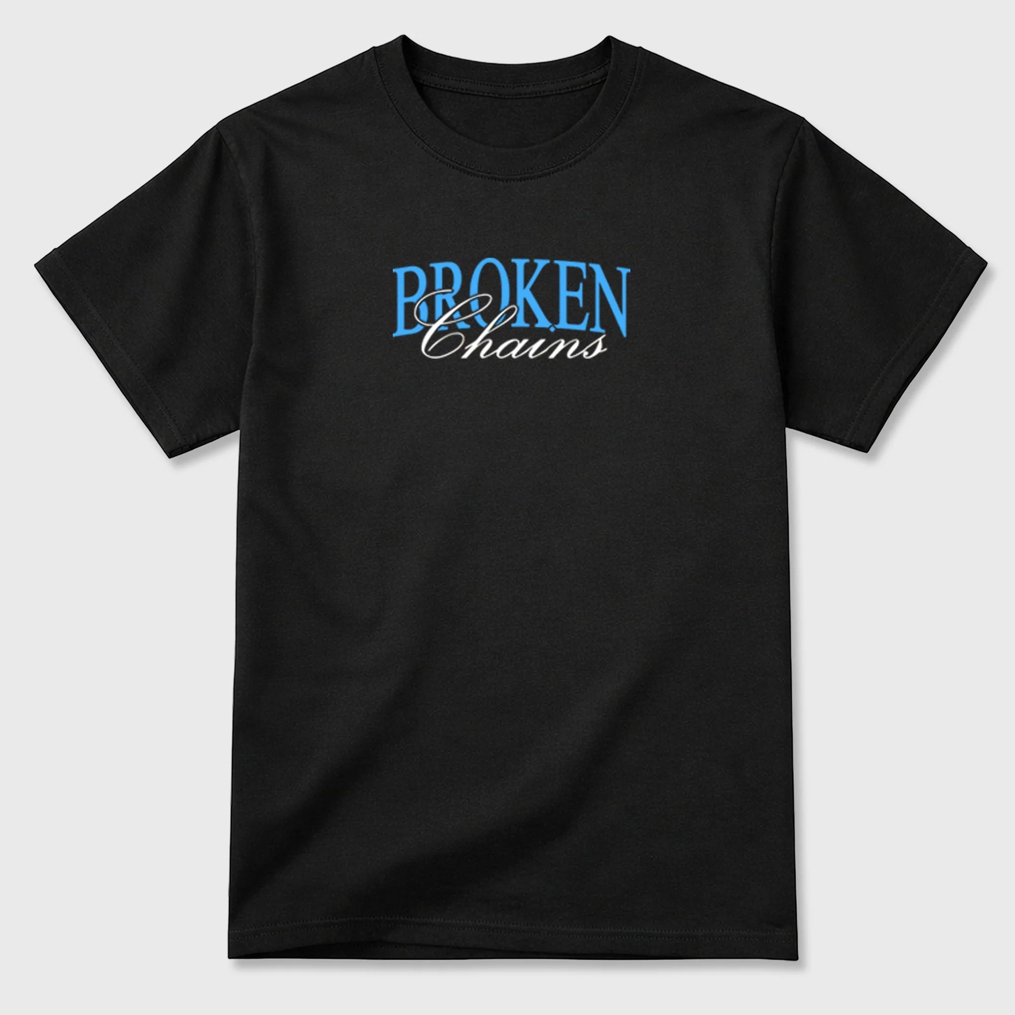 Broken Chains Theme Sneaker Tees - Air Jordan 14 University Blue