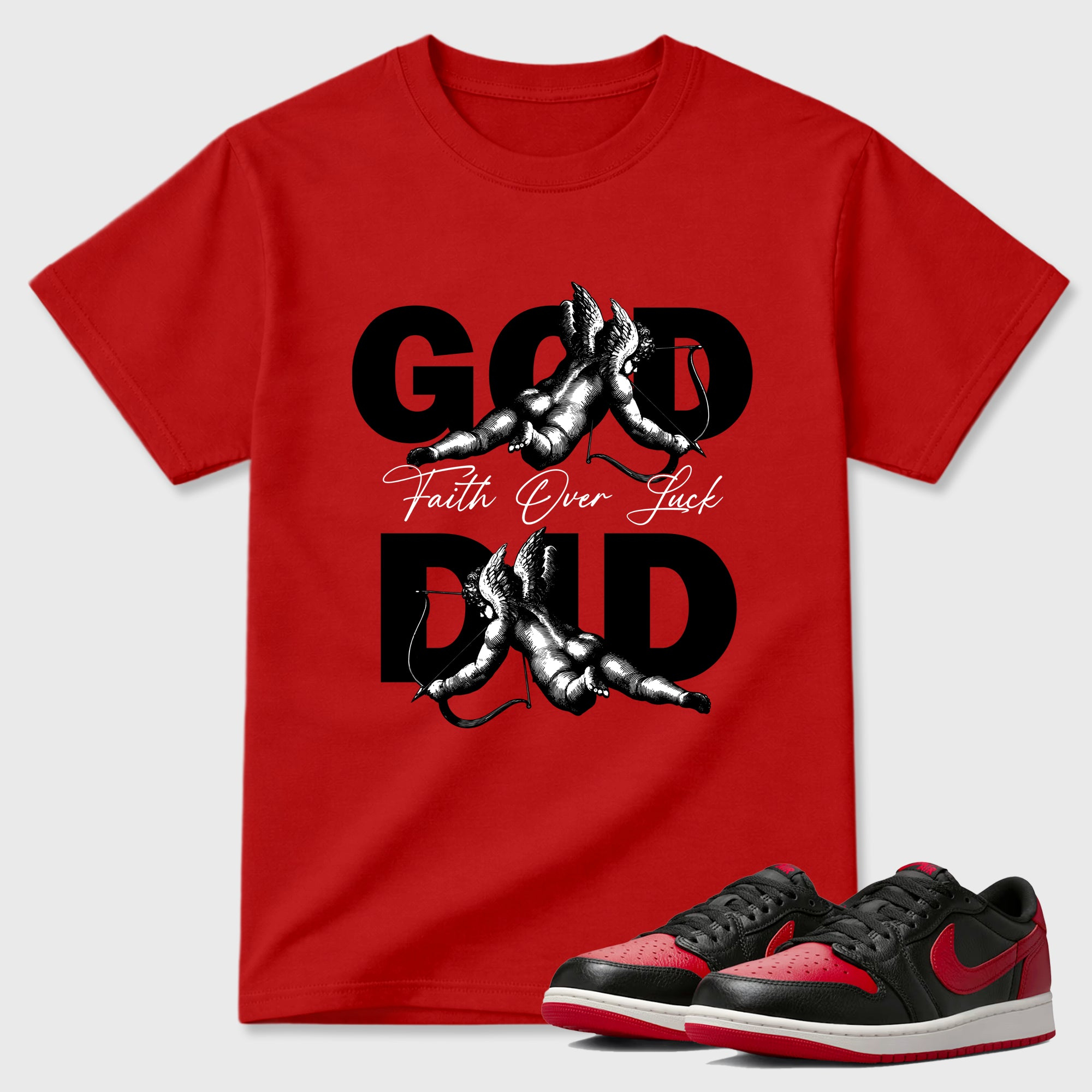 God Did  Sneaker Tees - Air Jordan 1 Banned