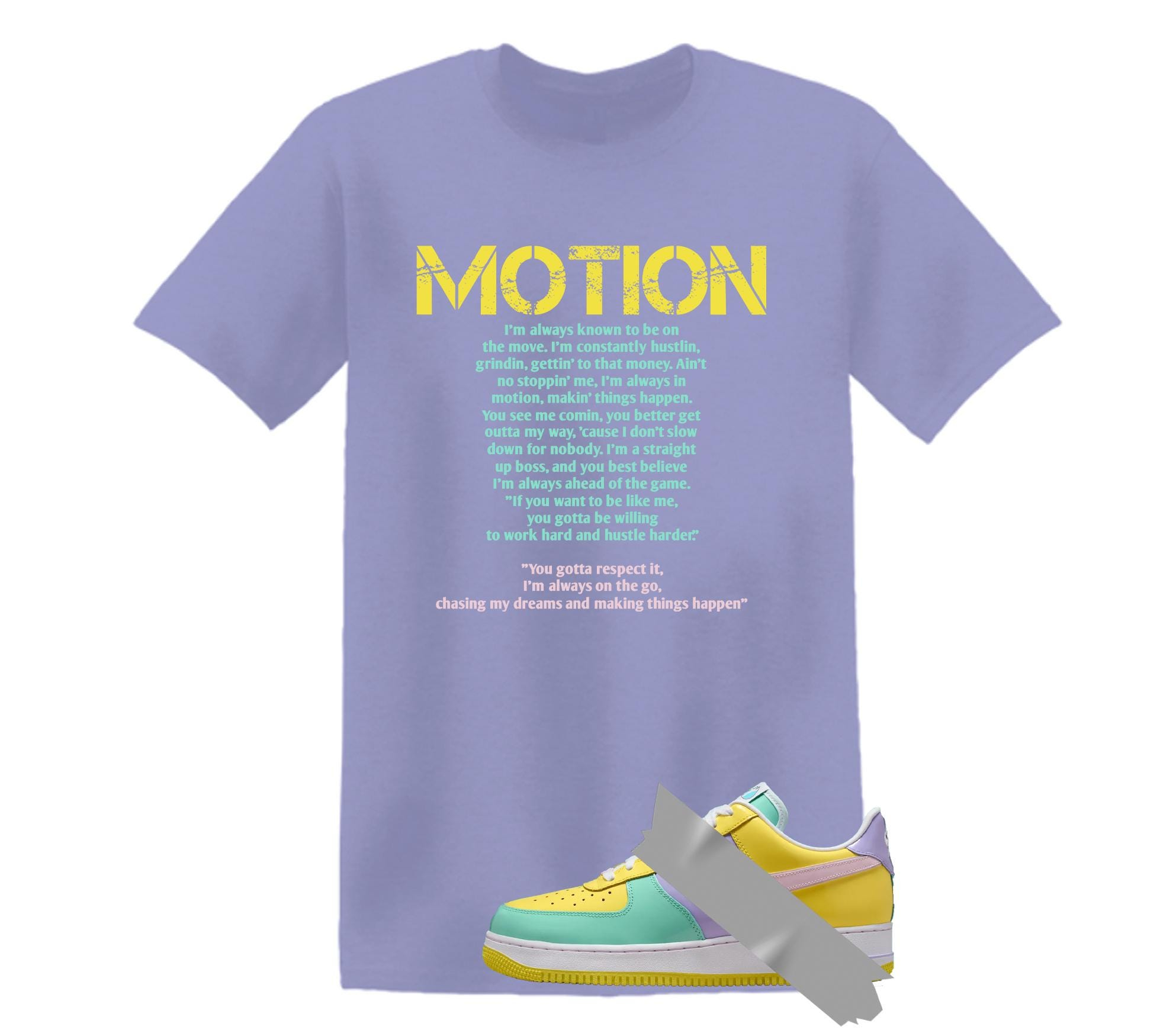 Motion Dunk Air Force 1 Emerald Rise Yellow Pulse Hydrangeas Mint Pink Foam 2026 Low T Shirt