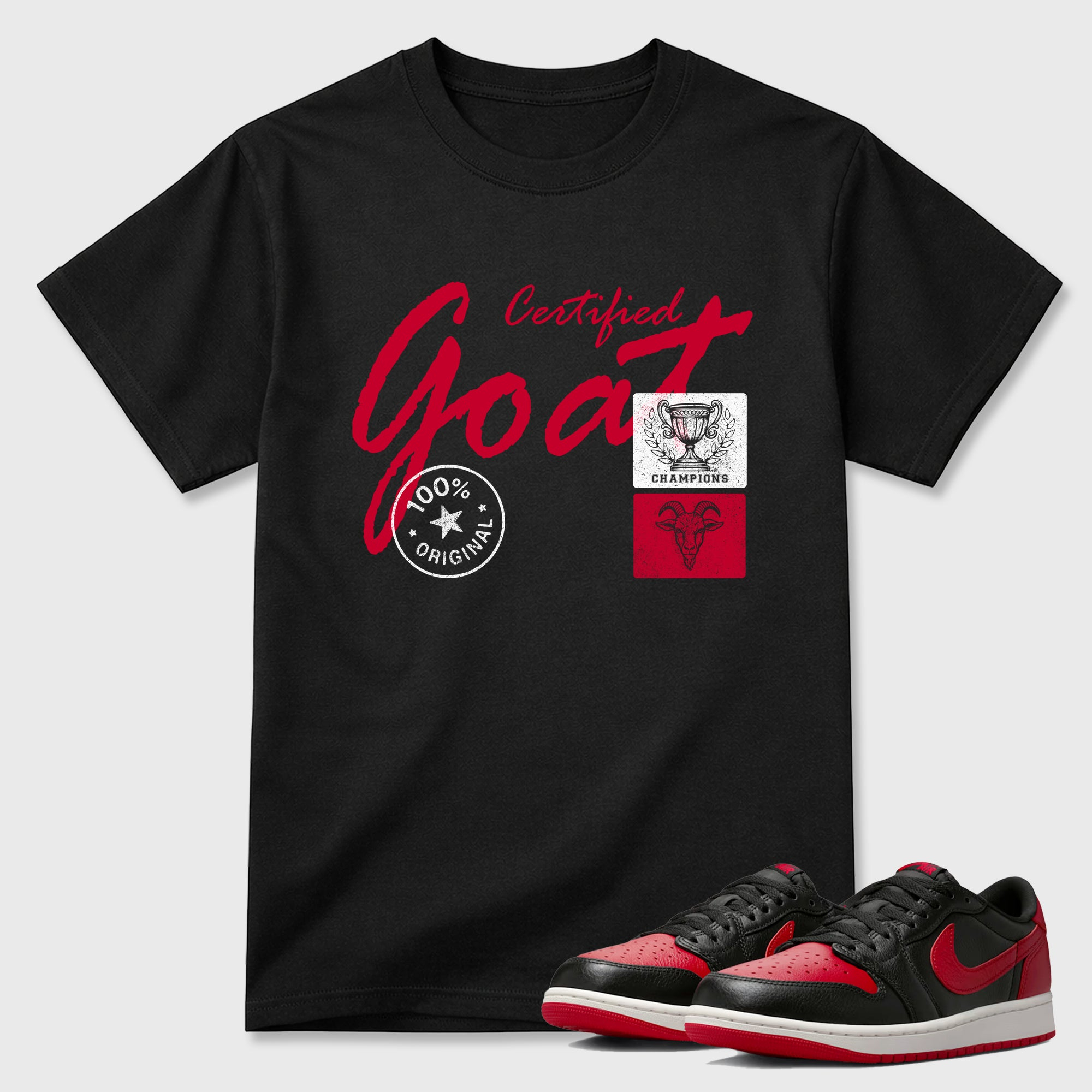 Certified Goat  Sneaker Tees - Air Jordan 1 Banned