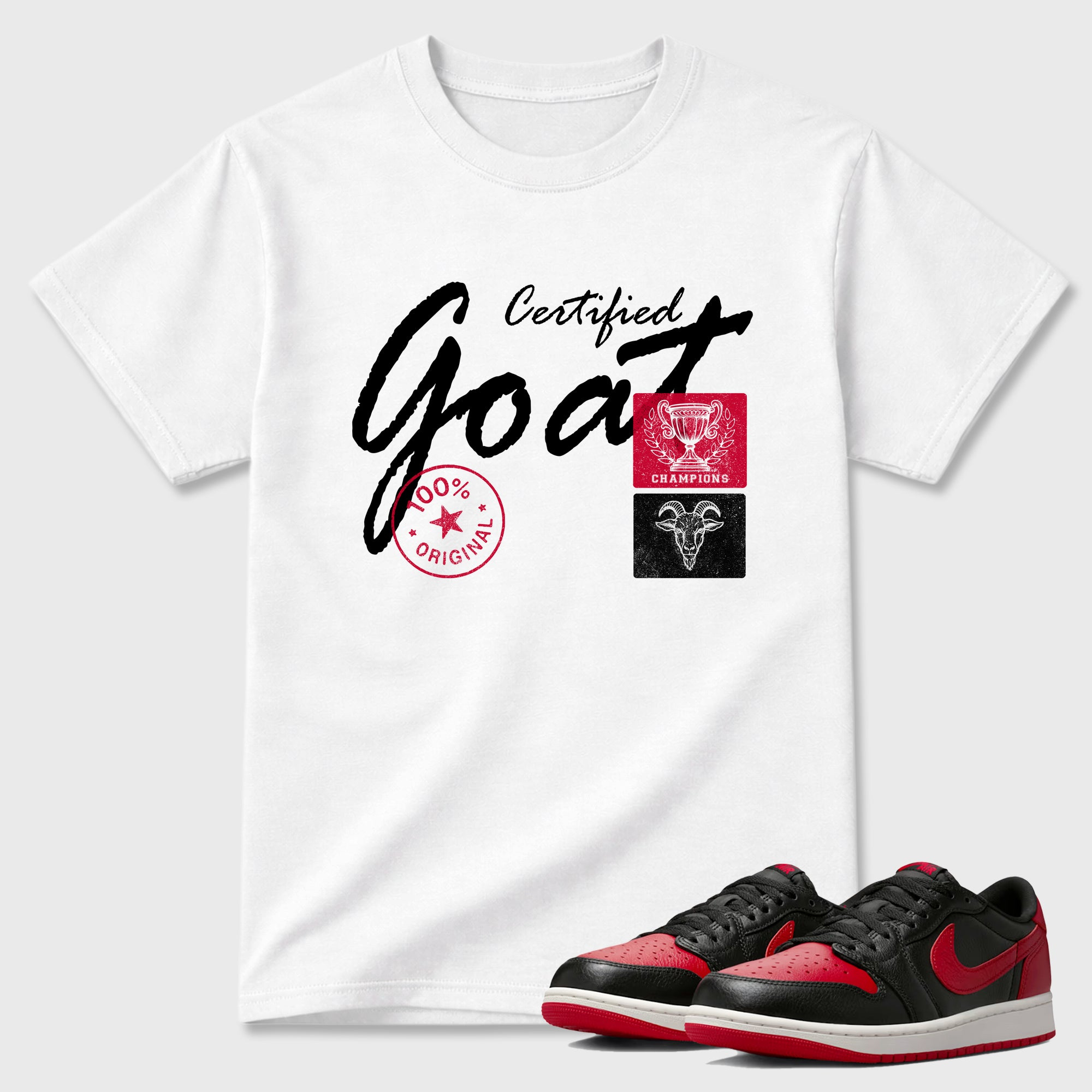 Certified Goat  Sneaker Tees - Air Jordan 1 Banned
