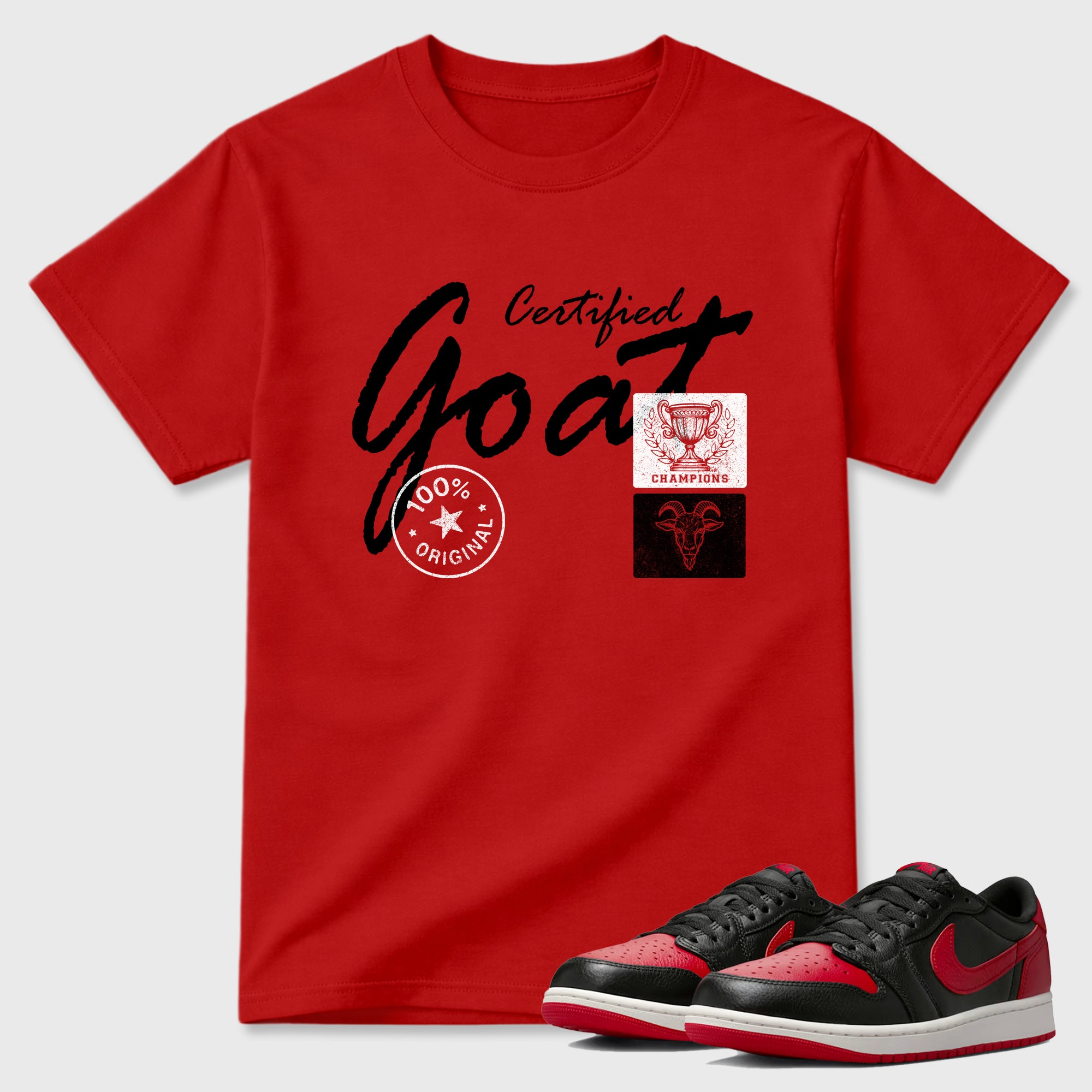 Certified Goat  Sneaker Tees - Air Jordan 1 Banned