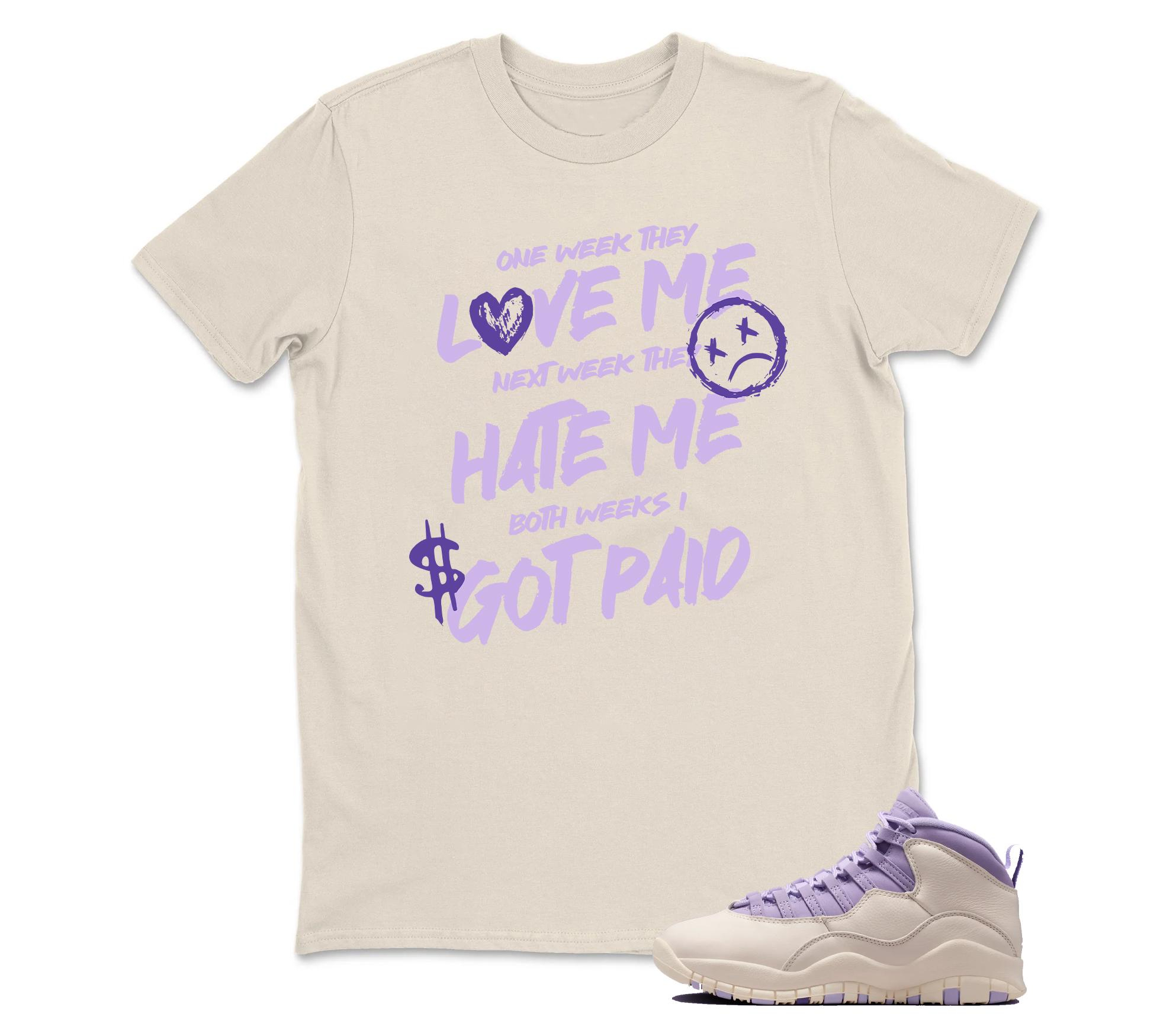TeeAJX 10 Hydrangeas Chalk Wild Grape Lavender Air T Shirt Match I Got Paid