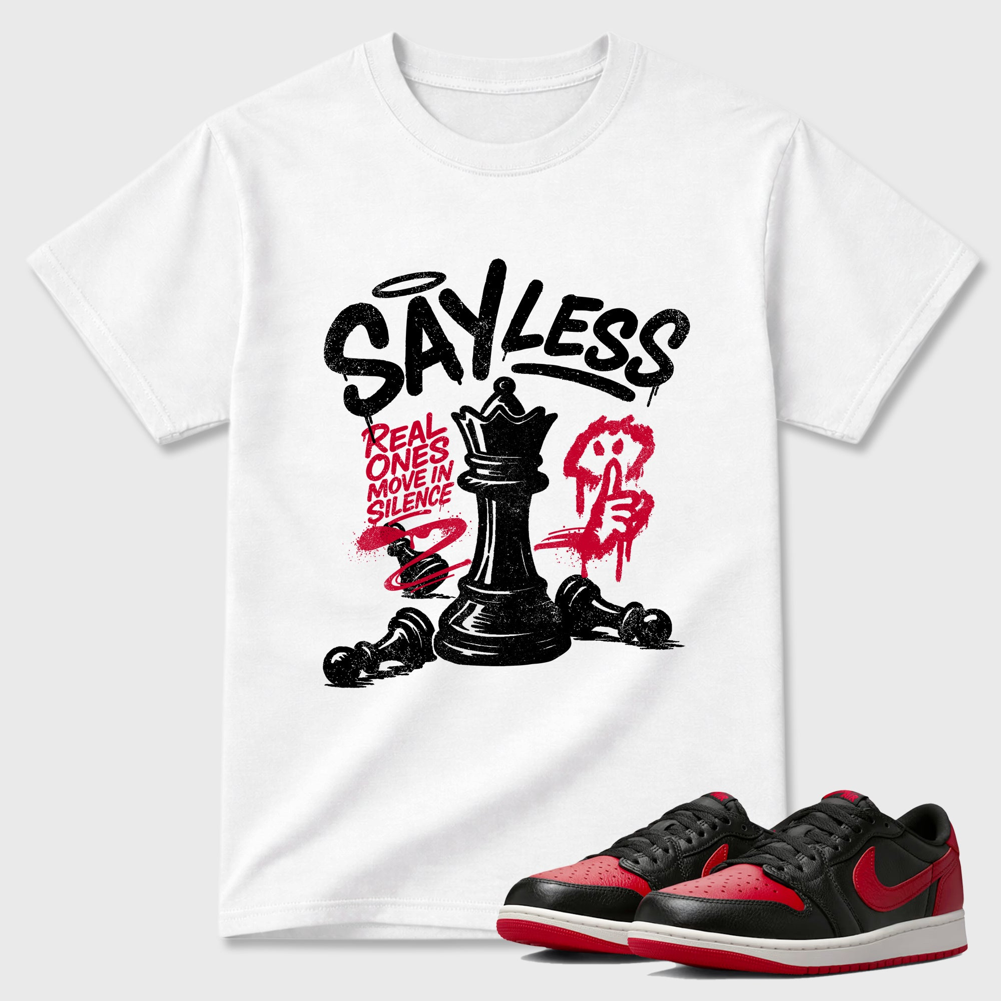 Say Less  Sneaker Tees - Air Jordan 1 Banned