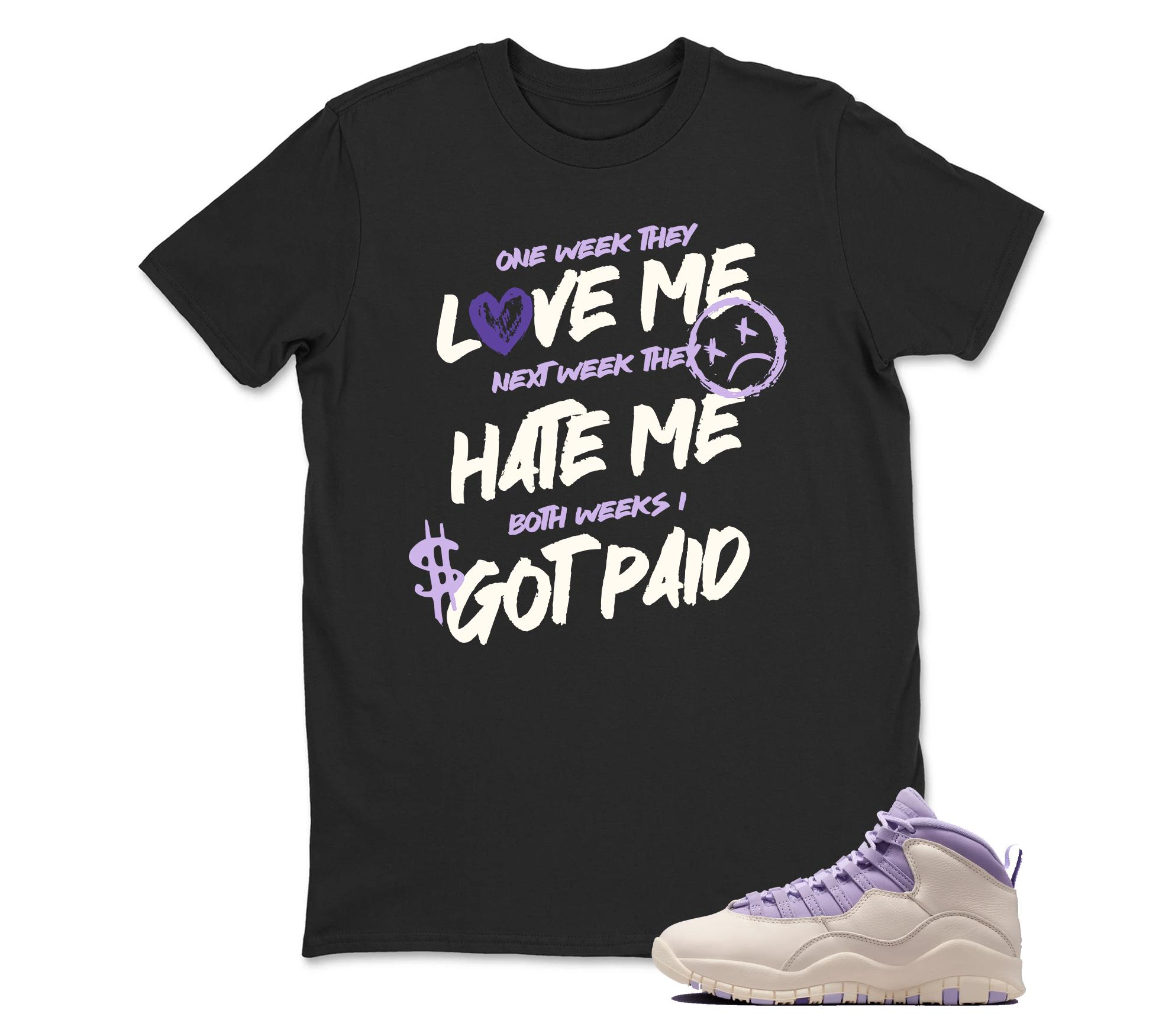 TeeAJX 10 Hydrangeas Chalk Wild Grape Lavender Air T Shirt Match I Got Paid