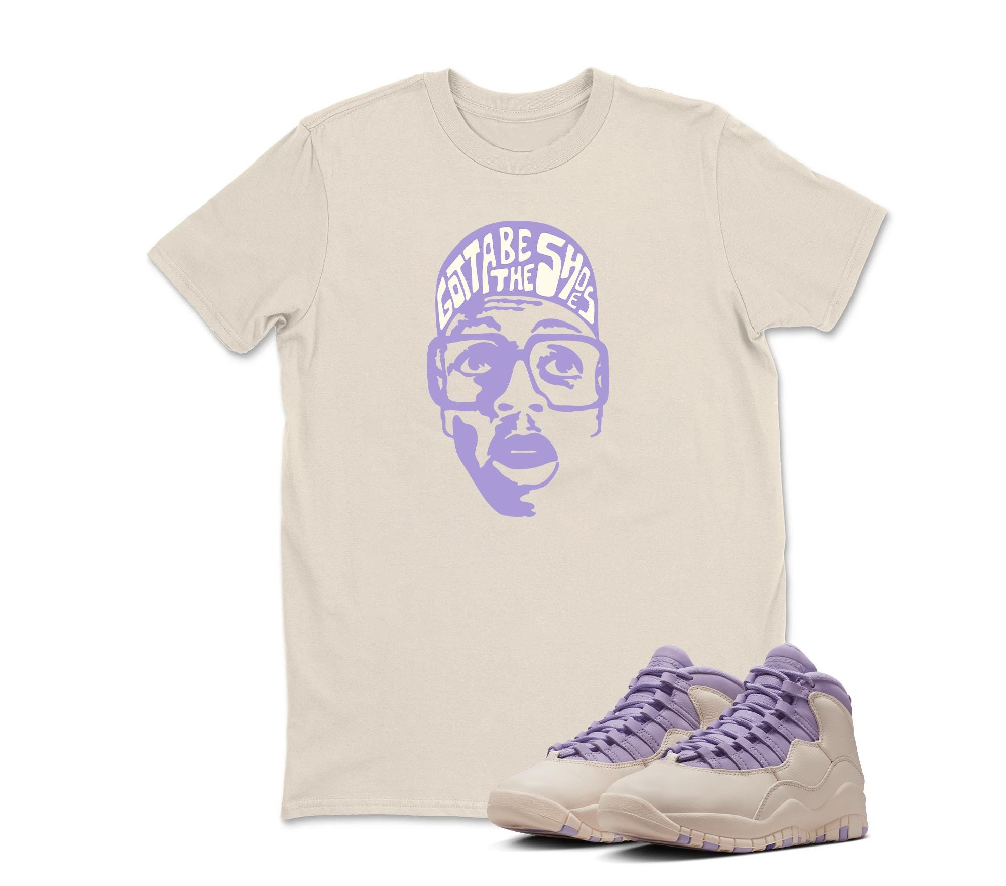 New  Sneaker T Shirt Matching Air Jordan 10 Retro "Hydrangeas"