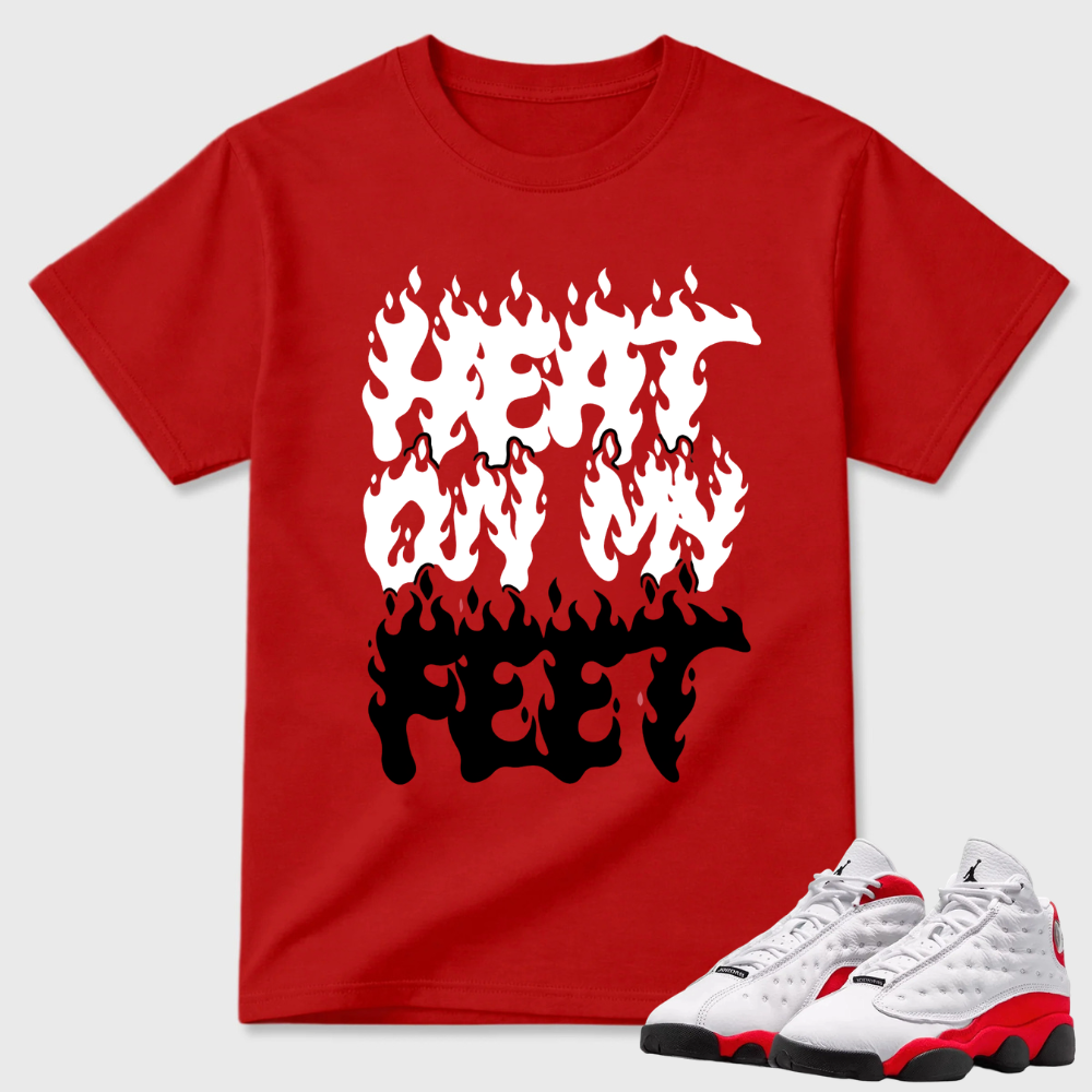 Air Jordan 13 Retro True Red 2026 Sneaker Matching T-Shirt